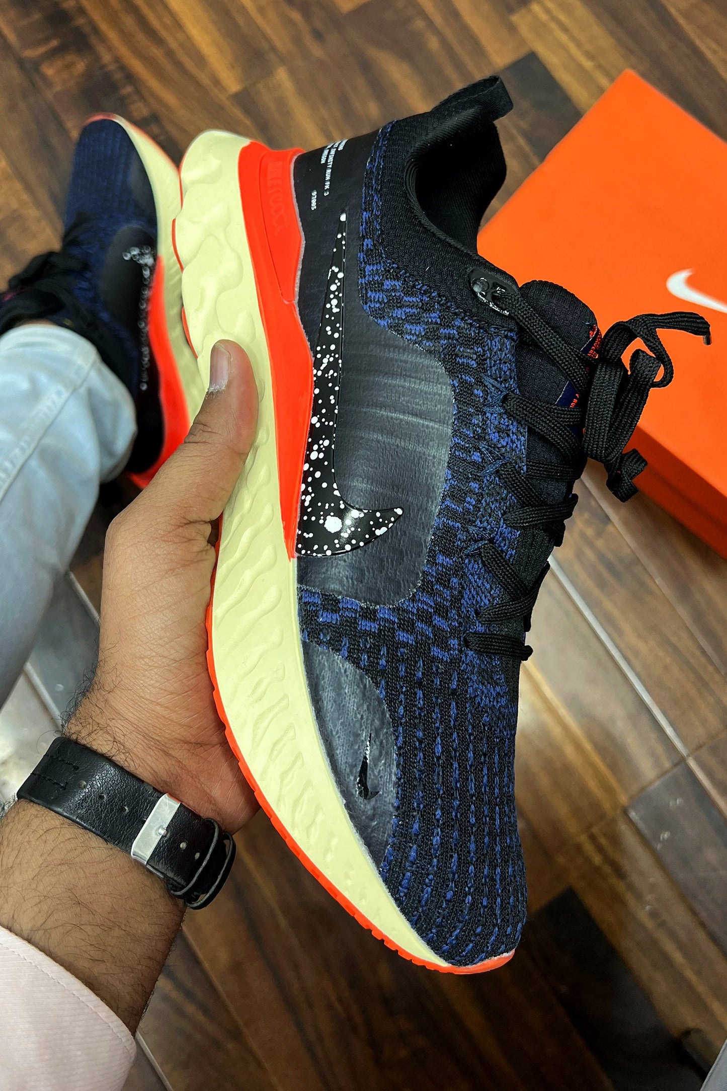 Nke React Infinity Run FK 3 Men Sneakers In Navy Blue