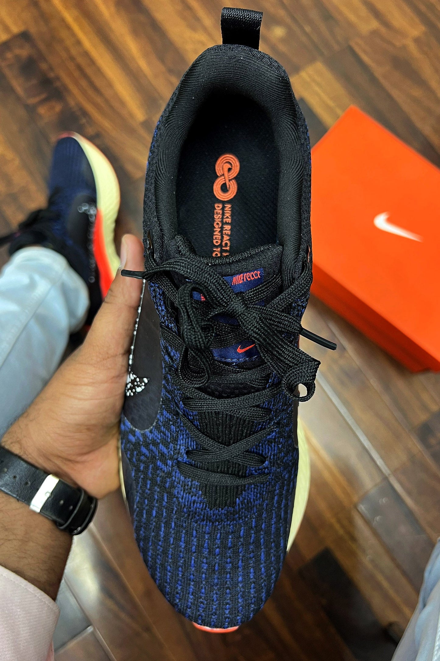 Nke React Infinity Run FK 3 Men Sneakers In Navy Blue