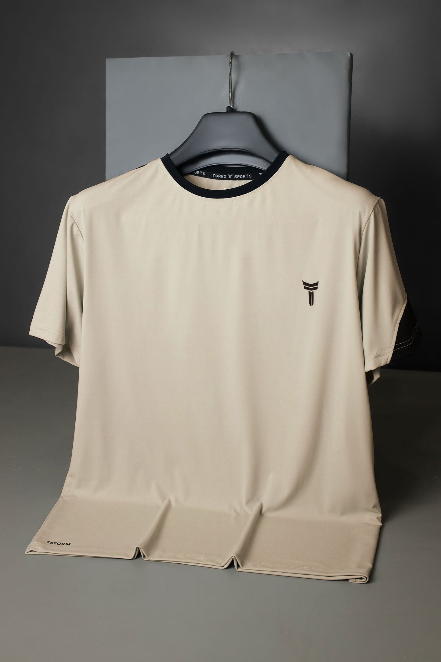 Turbo T-Storm Performance Climalite Dry-Fit Tee In Beige