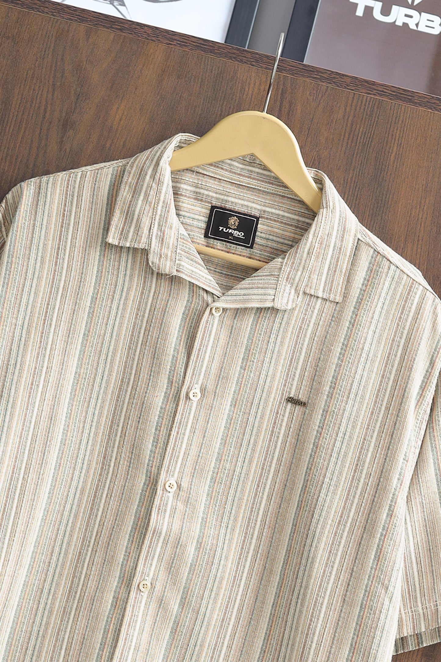 Turbo Spring Edit Textured Casual Shirt