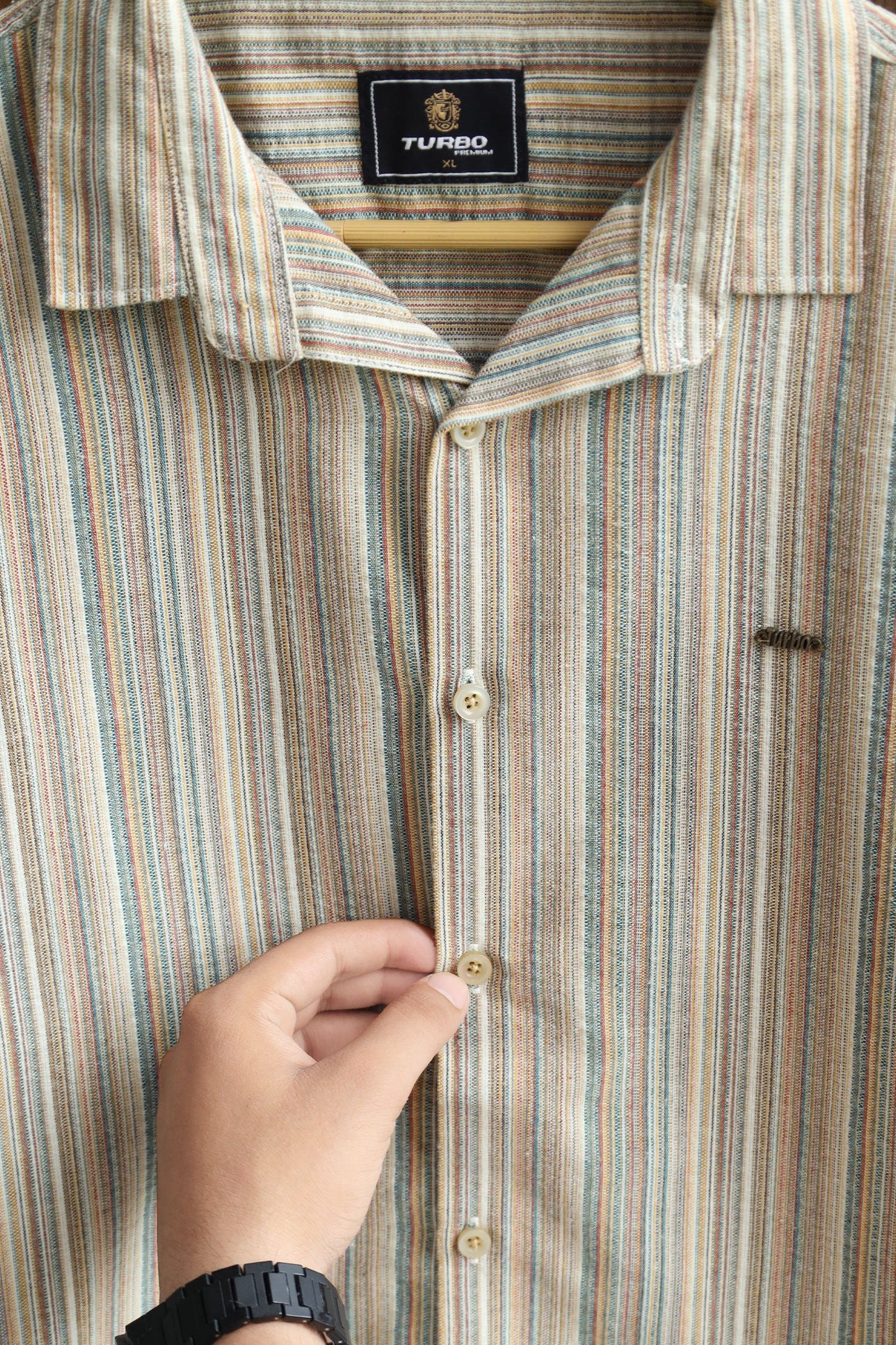 Turbo Spring Edit Textured Casual Shirt