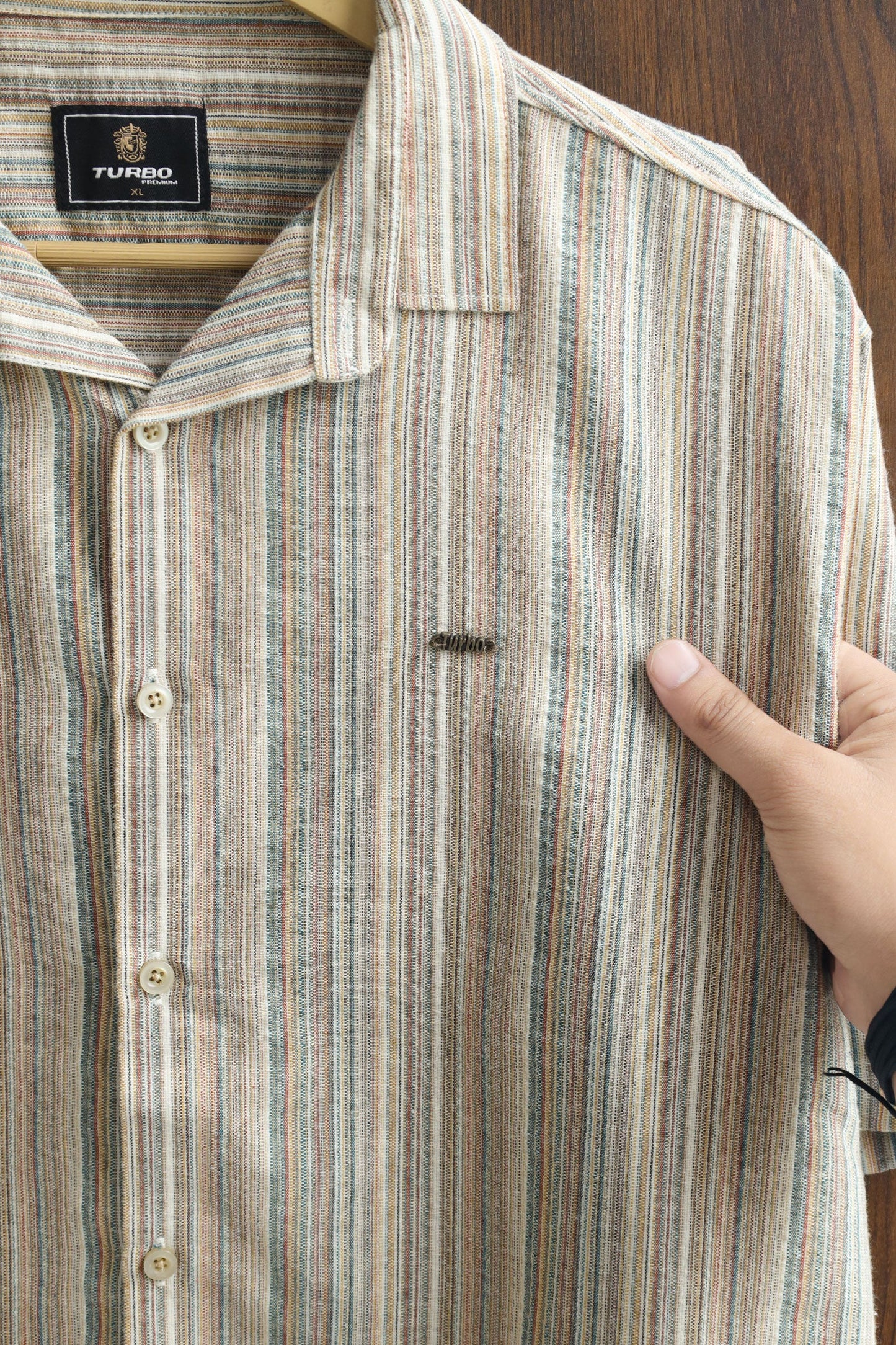 Turbo Spring Edit Textured Casual Shirt