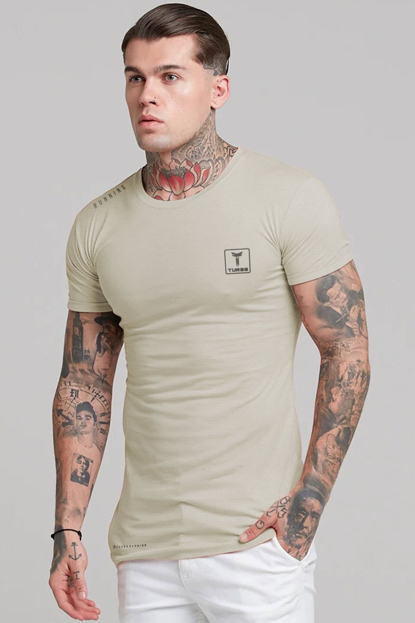 Turbo 'Aero-Flow' Perforated Running Dry-Fit Tee