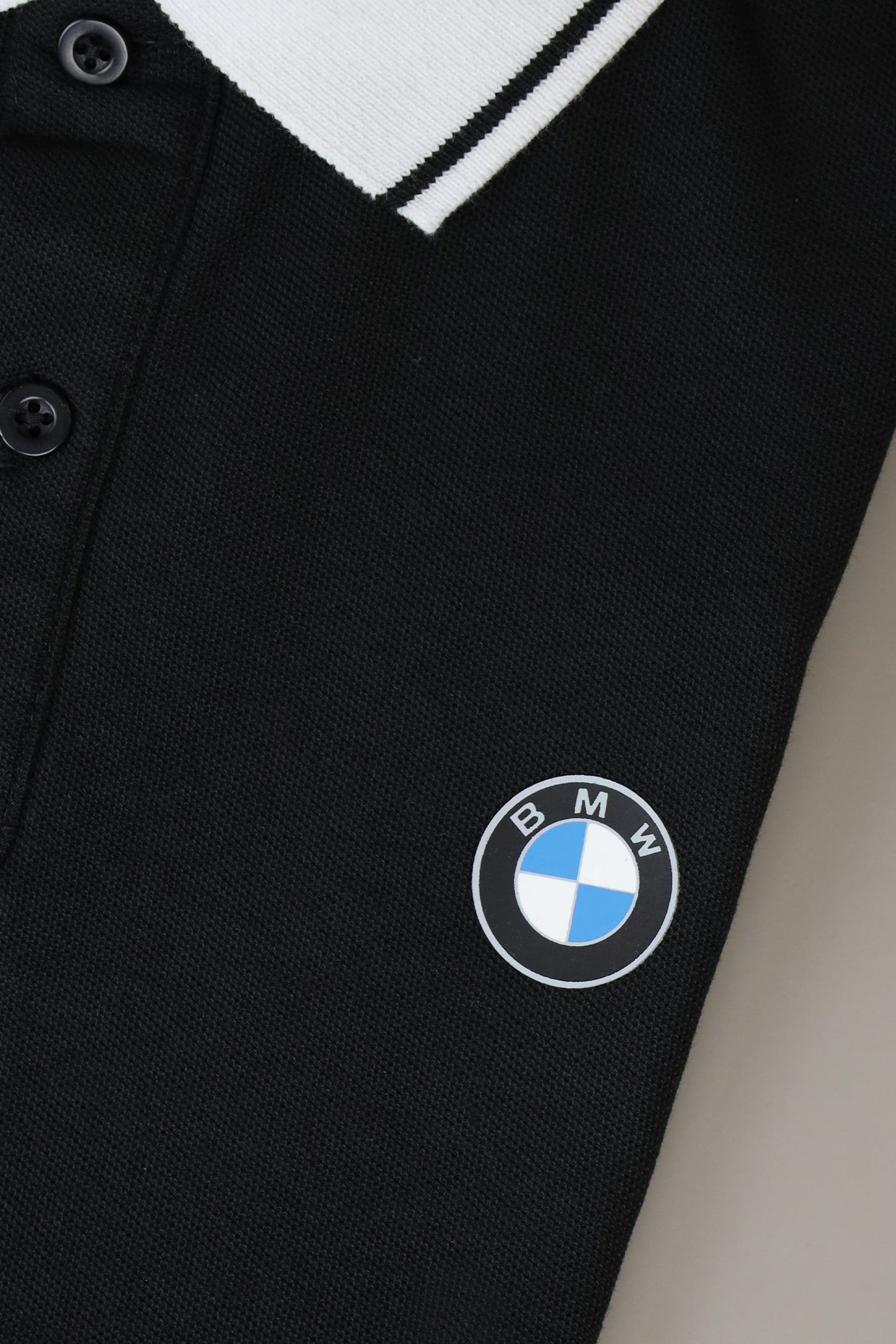 Pma BMW M Motorsports Edition Men's Polo Shirt In Black