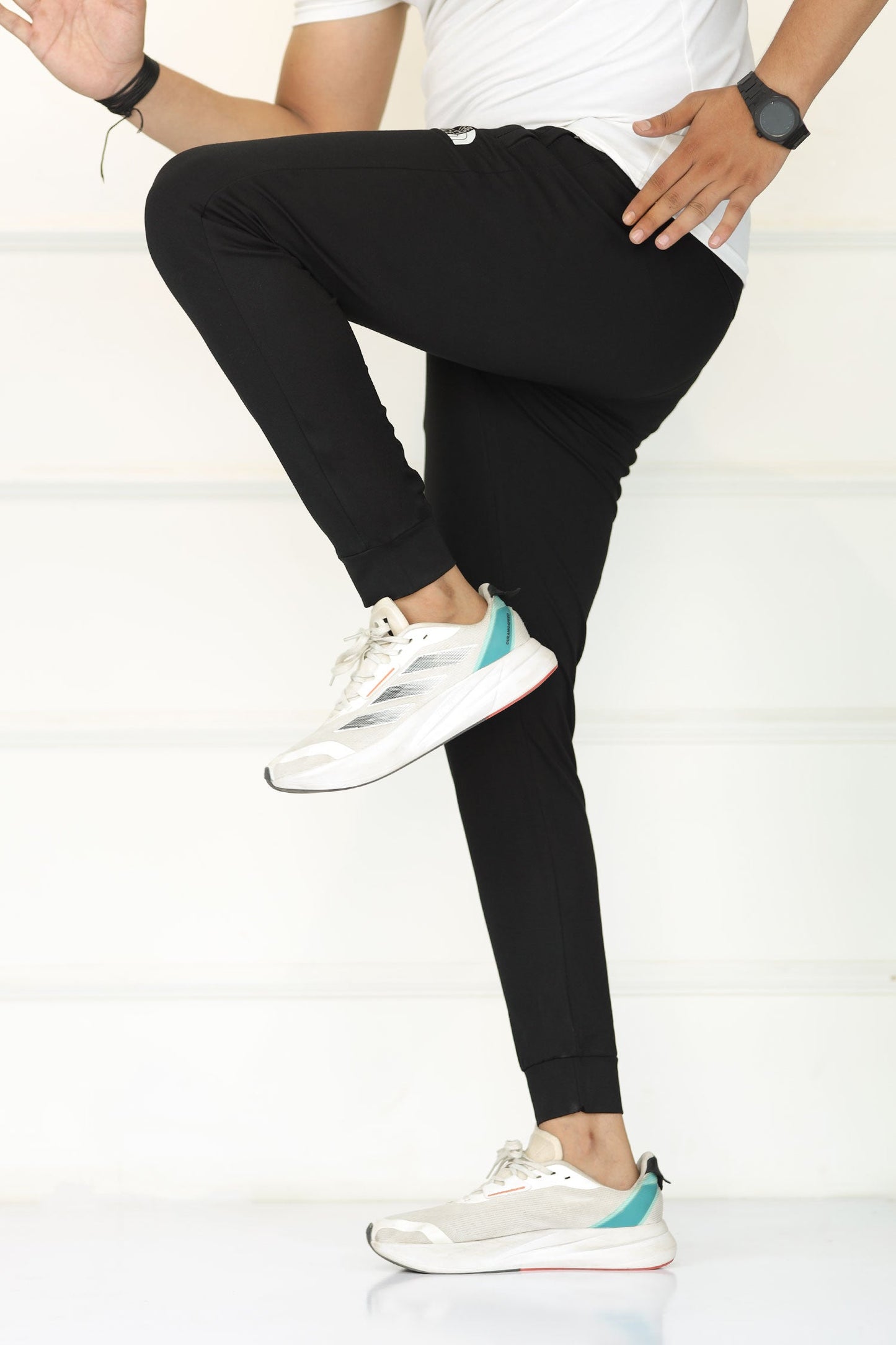 Nrth Fce 'The North-Flex' Athletic Cut SlimFit Trouser In Black