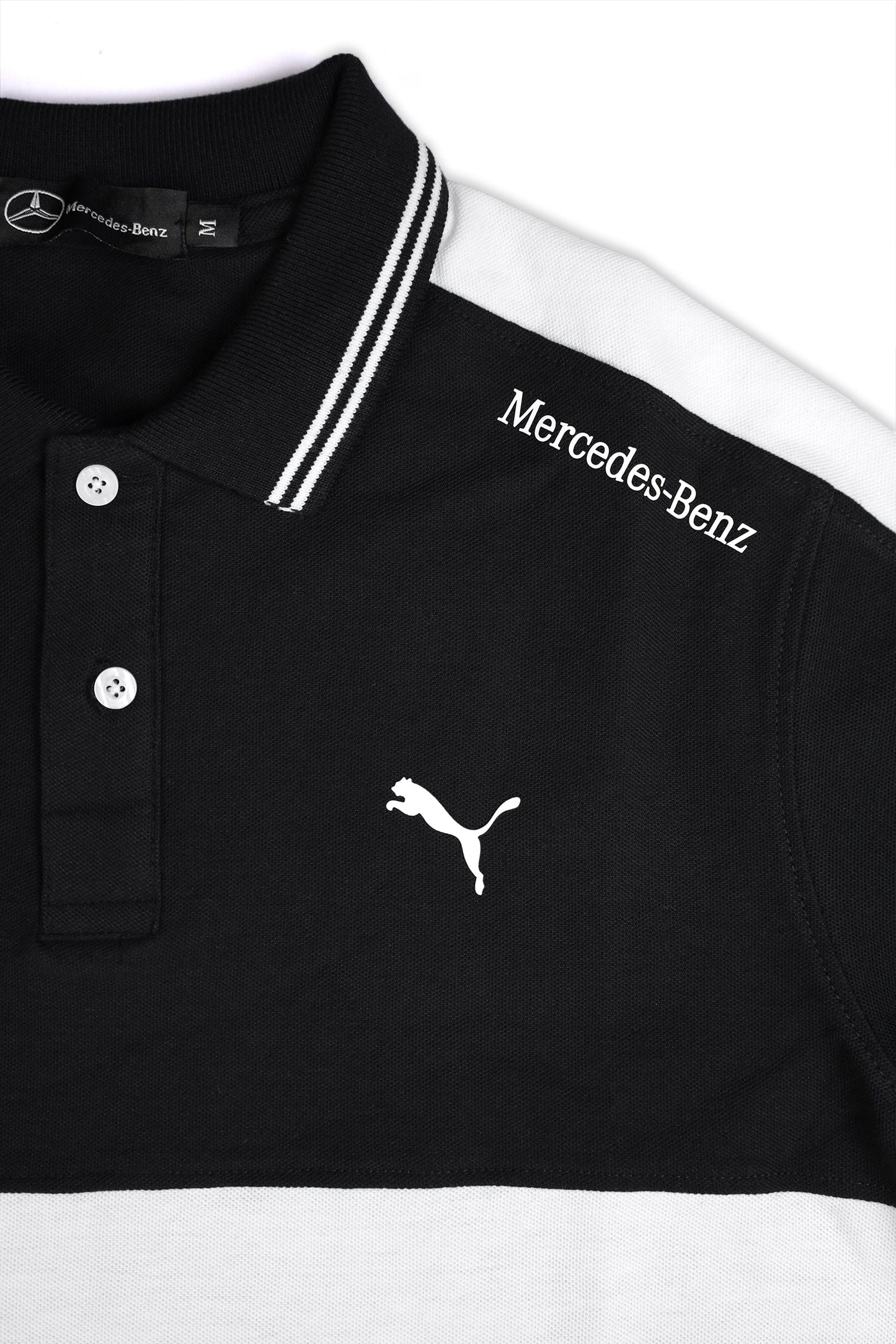 Pma x Mercedes AMG SportsLine Men’s Polo Shirt In Black