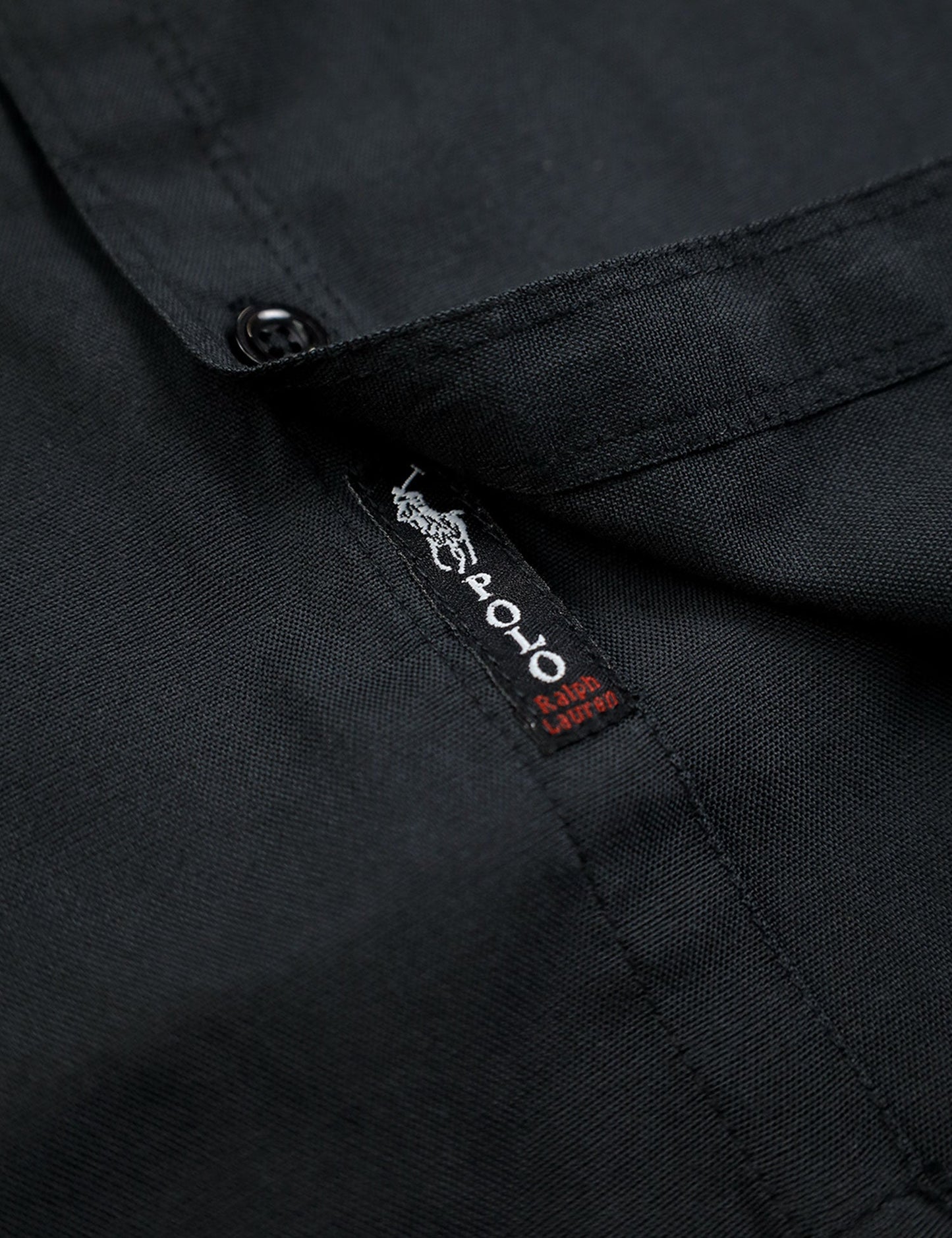Polo Rph Lren Custom SlimFit Casual Shirt In Black