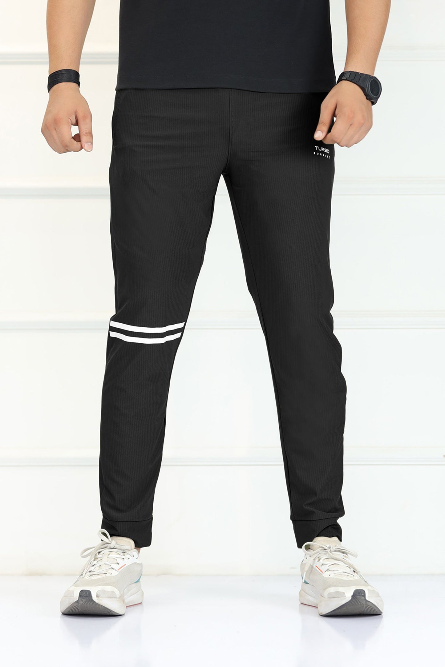 Turbo 'The Stride' Division Running Men's Dryfit Trouser In Black