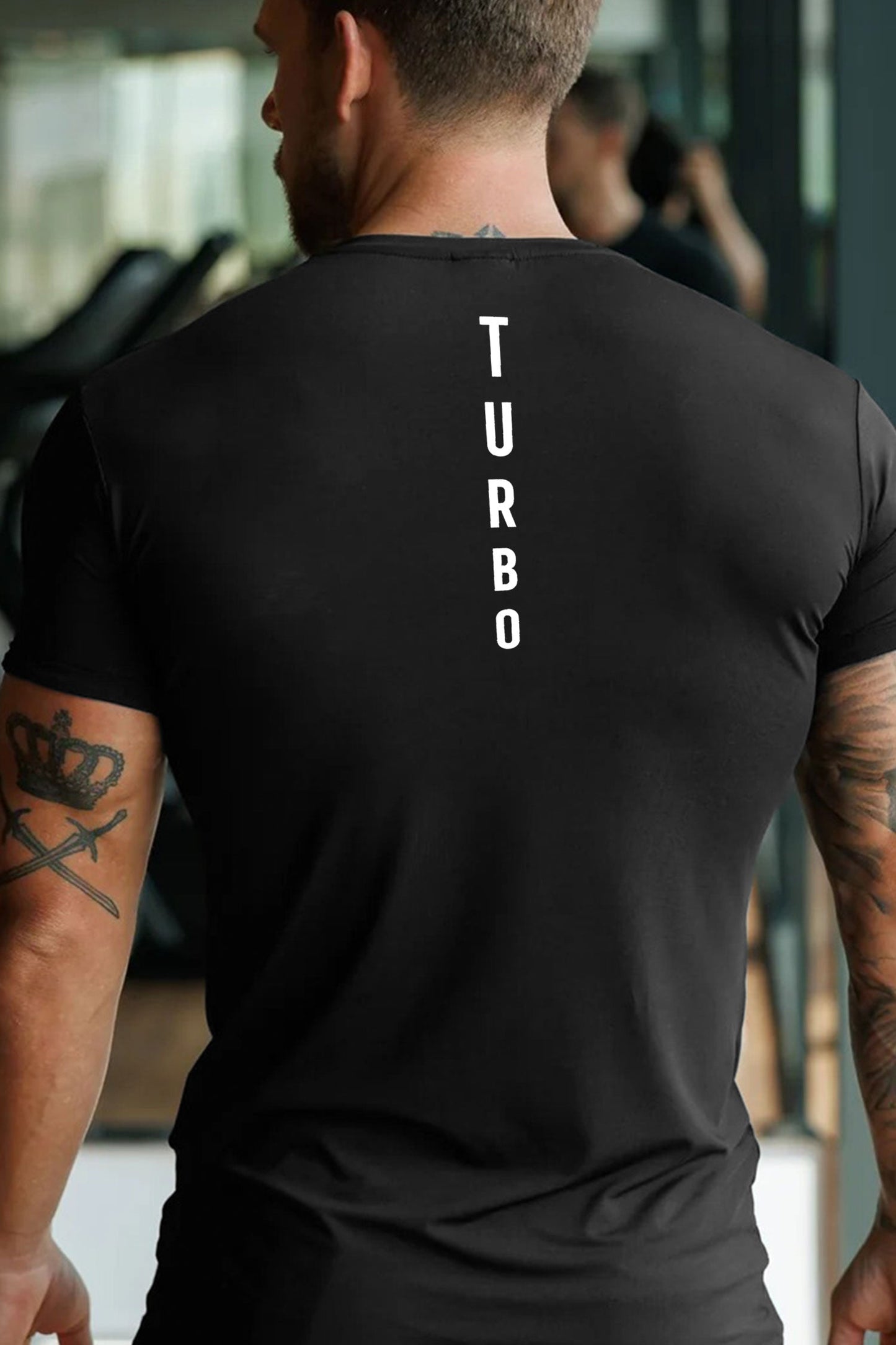 Turbo 'Aero-Flow' Perforated Running Dry-Fit Tee In Black