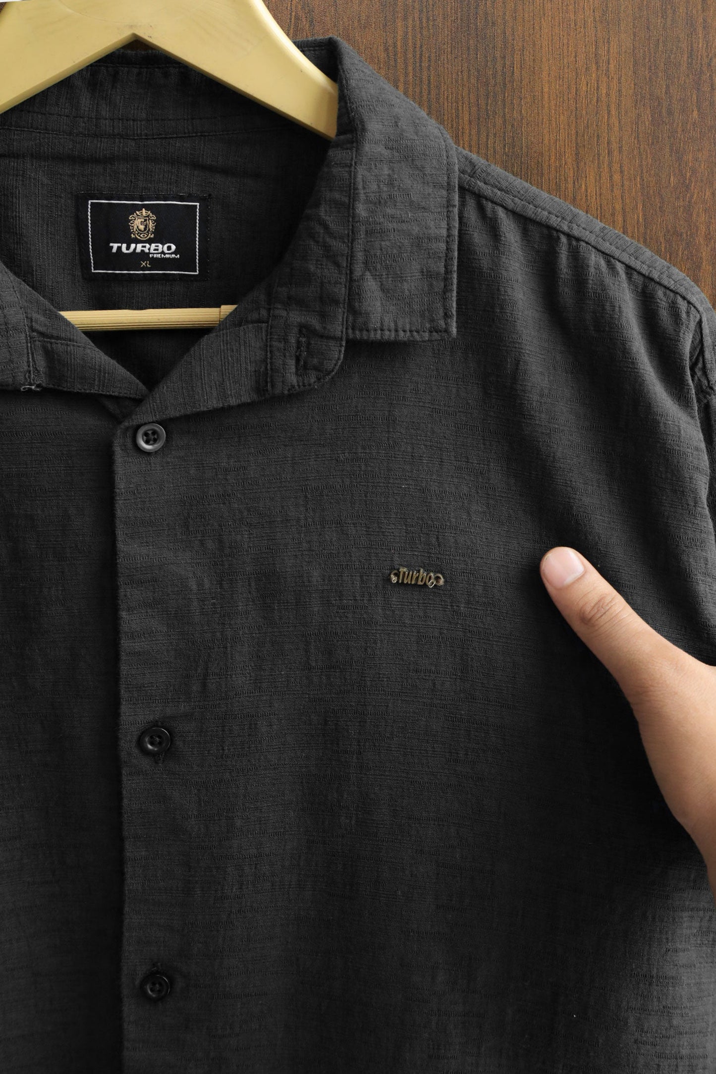 Turbo Textured Relaxed Fit Casual Shirt