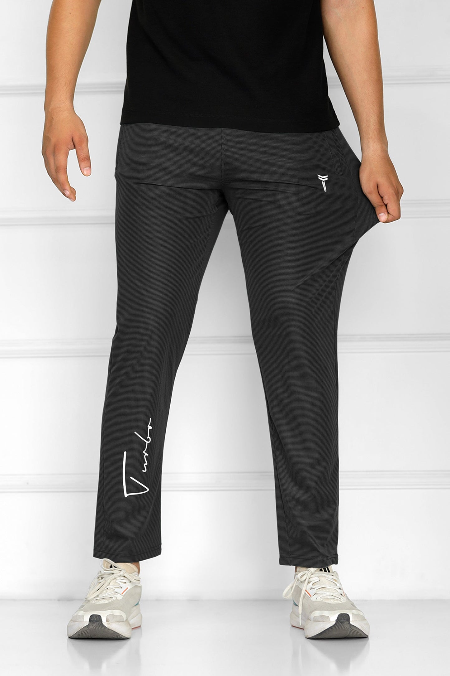 Turbo 'Athletic Club' Kinetic Men's Dryfit Trouser In Black