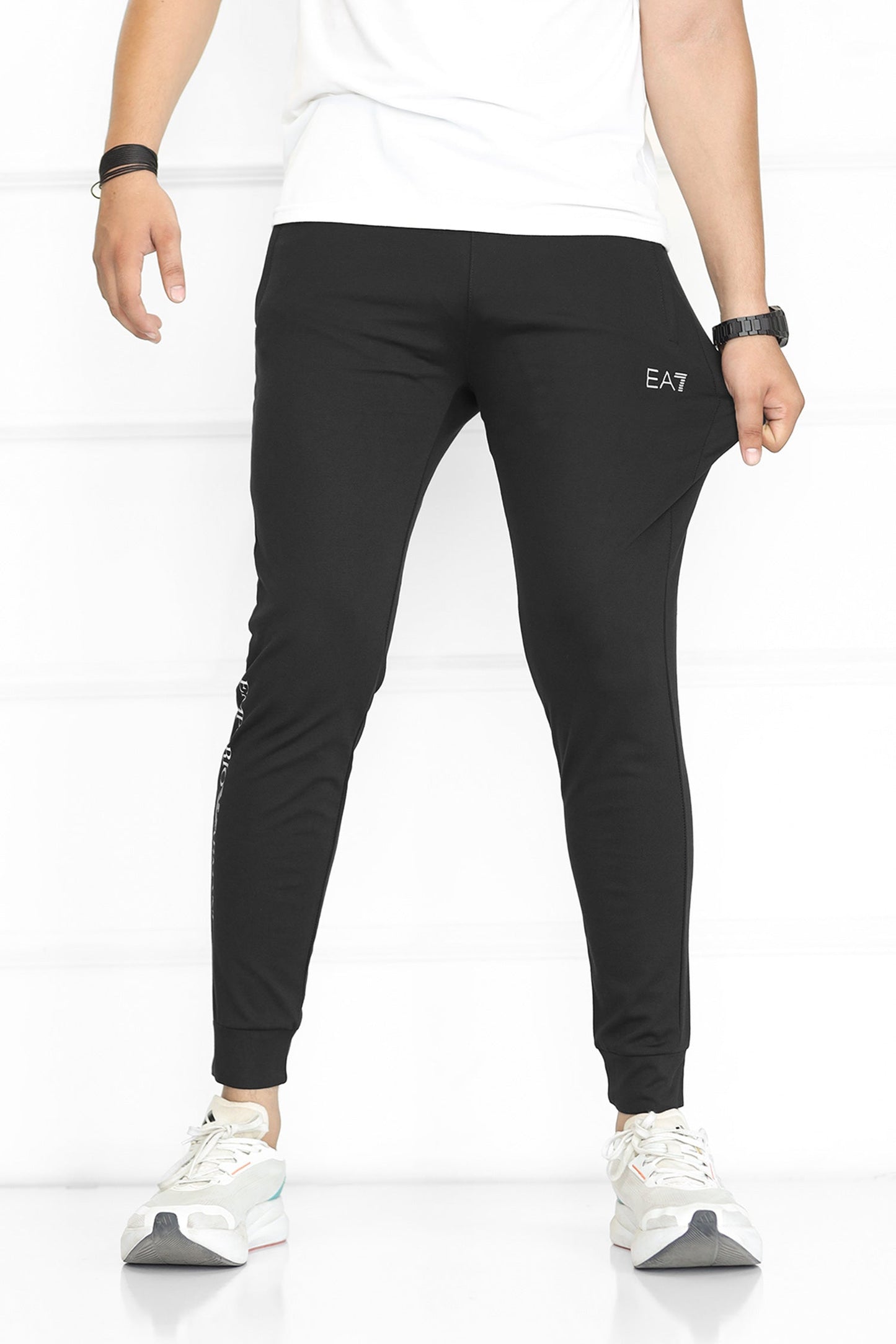 Armni 'Emporio' Division Active SlimFit Trouser In Black