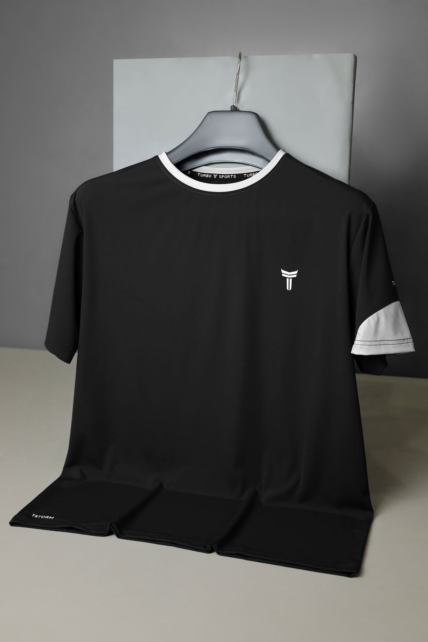 Turbo T-Storm Performance Climalite Dry-Fit Tee In Black