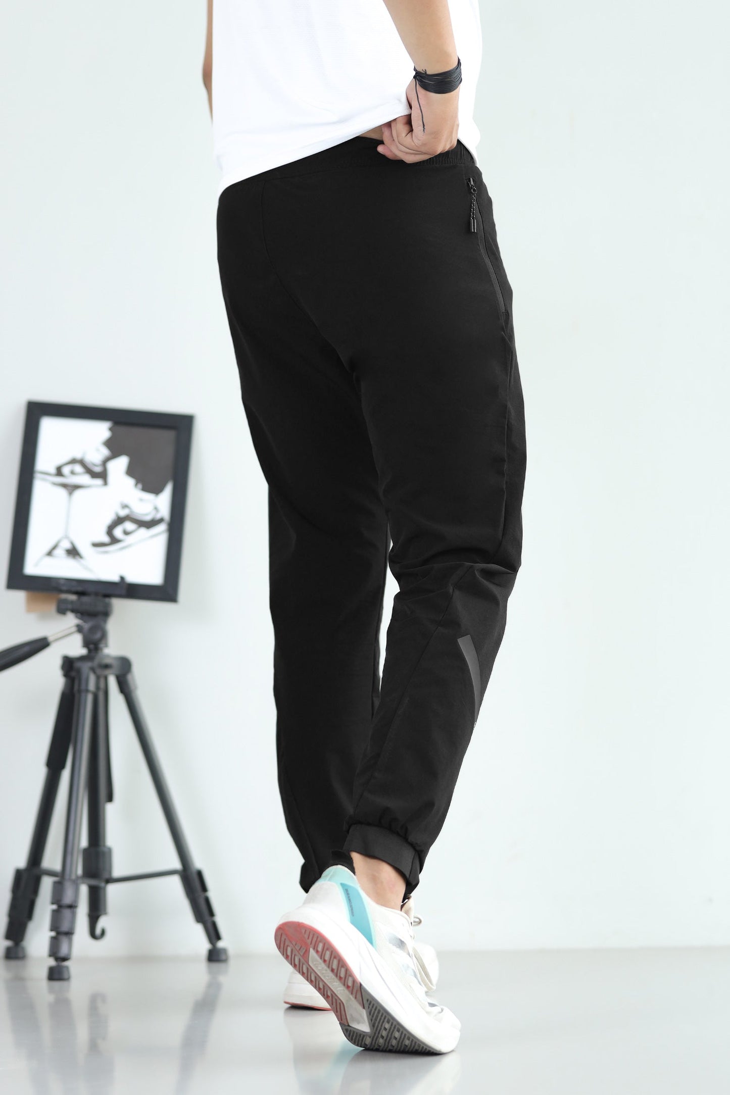 Adds Bottom Stripes Micro Premium Sportswear Trouser
