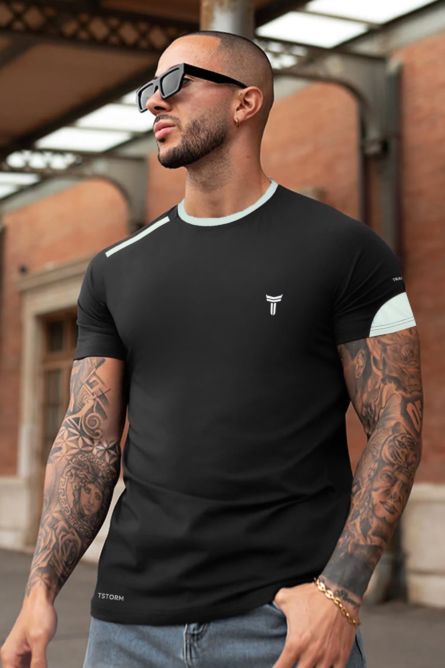 Turbo T-Storm Performance Climalite Dry-Fit Tee In Black