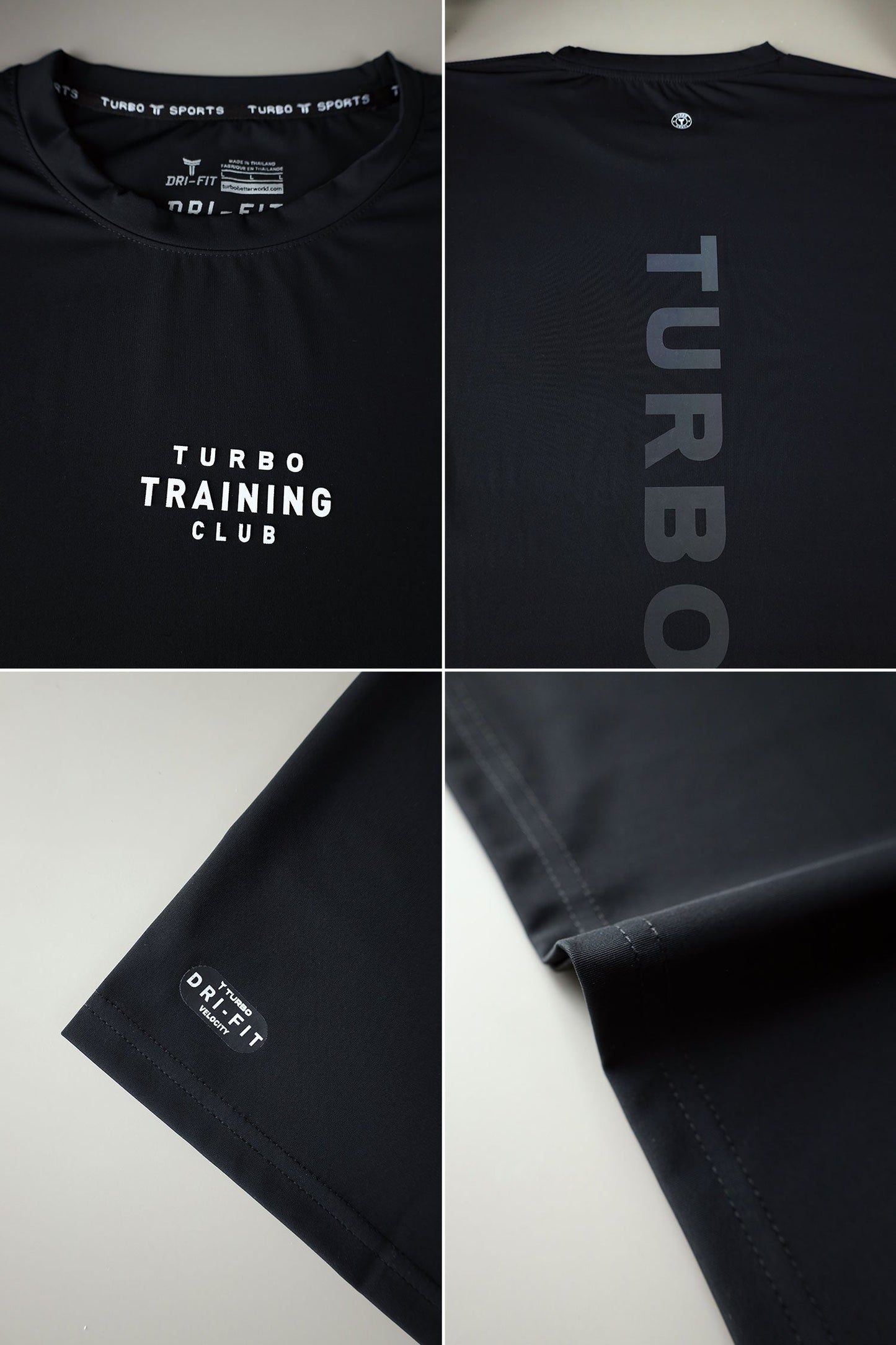 Turbo Training Club Climacool Mesh Dry-Fit Tee In Black