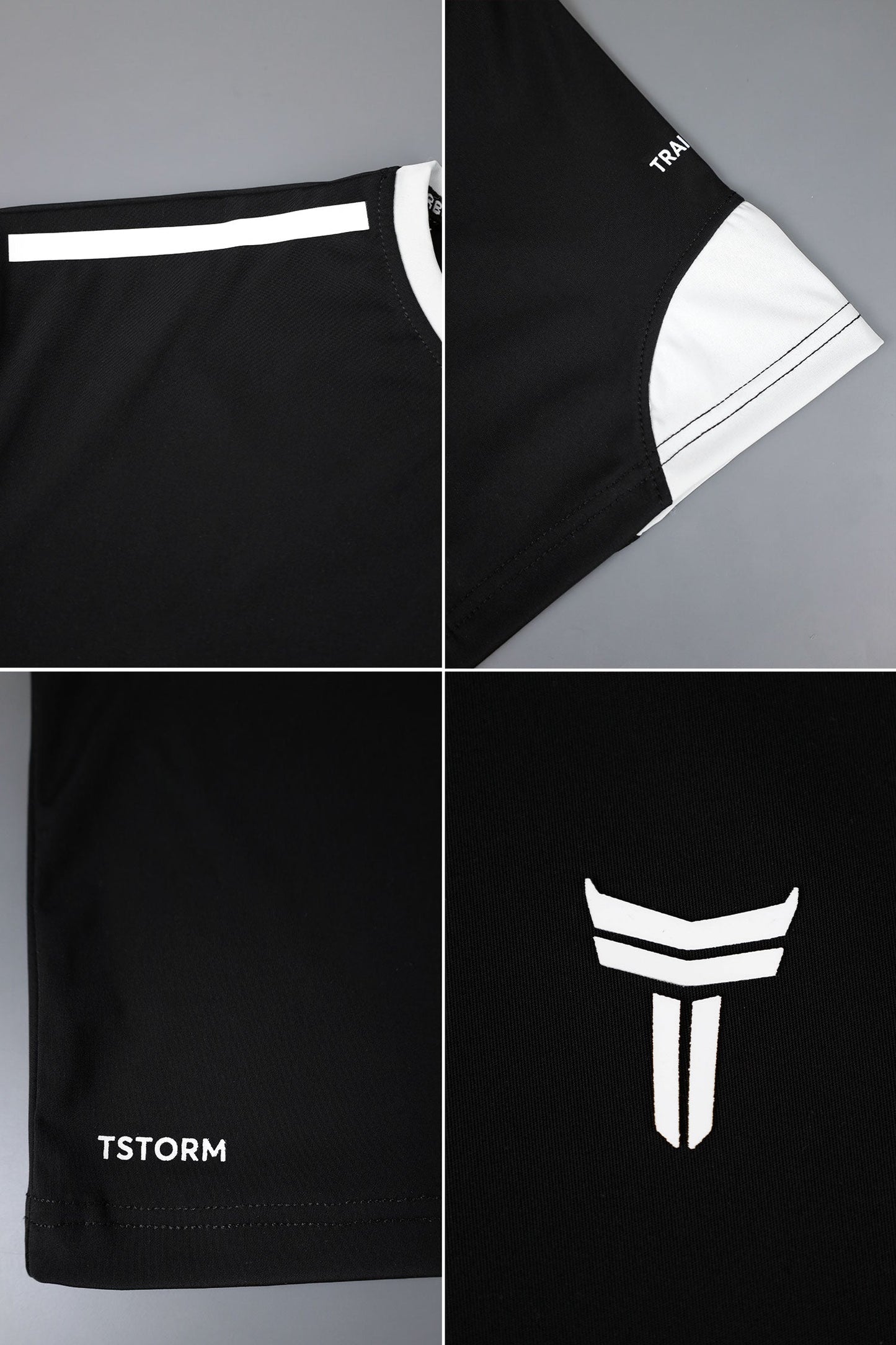 Turbo T-Storm Performance Climalite Dry-Fit Tee In Black