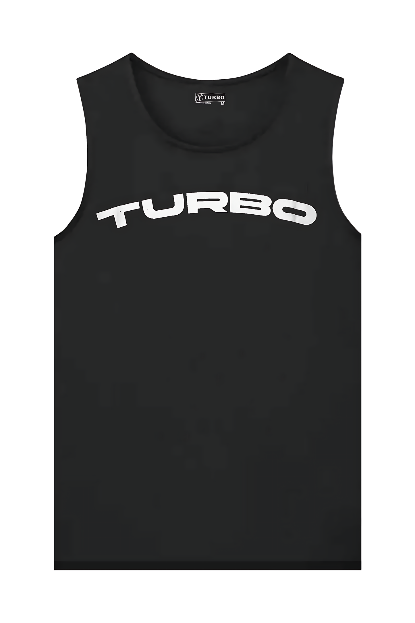 Turbo 'The Iron Grind' Performance Men Sando In Black