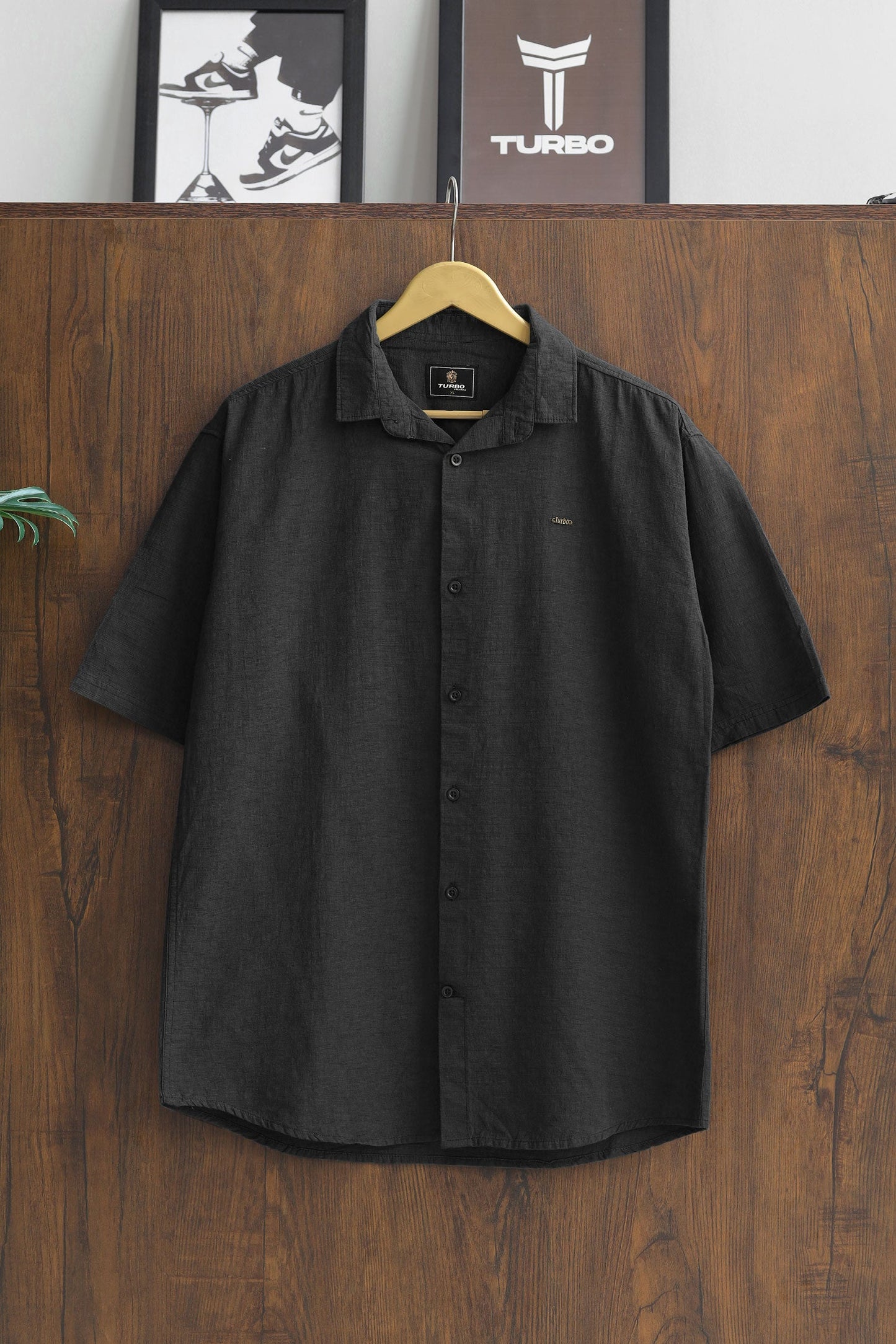 Turbo Textured Relaxed Fit Casual Shirt
