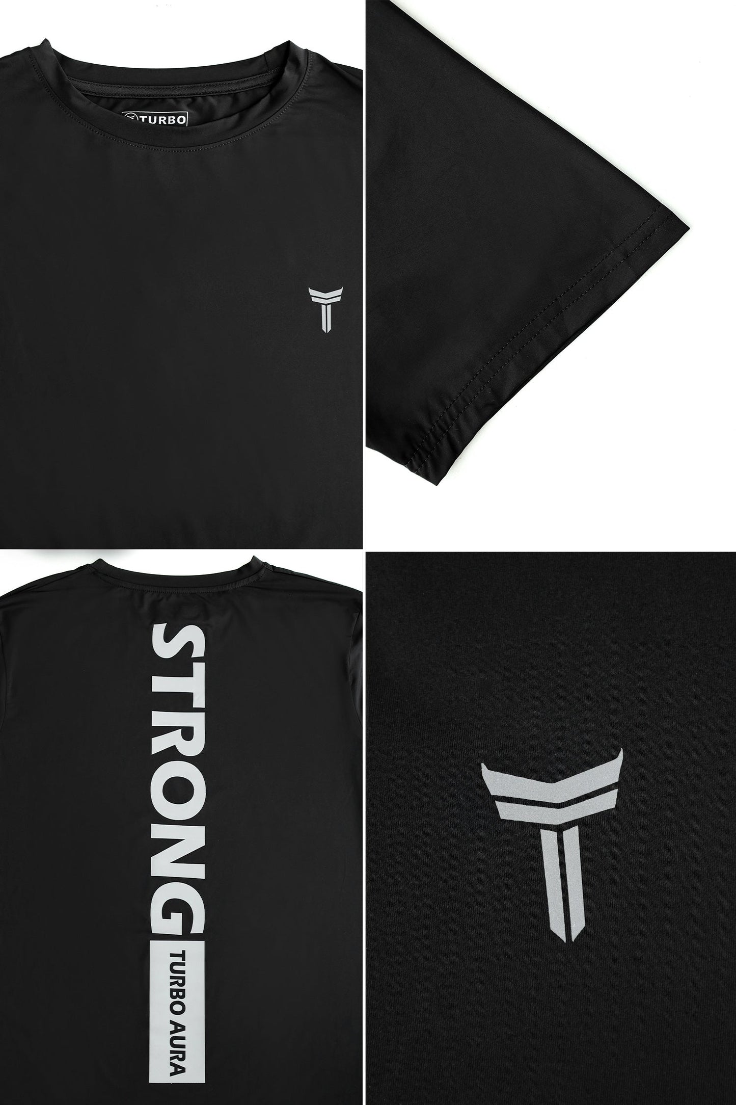 Turbo 'Strong Aura' Statement Series Dry-Fit Tee