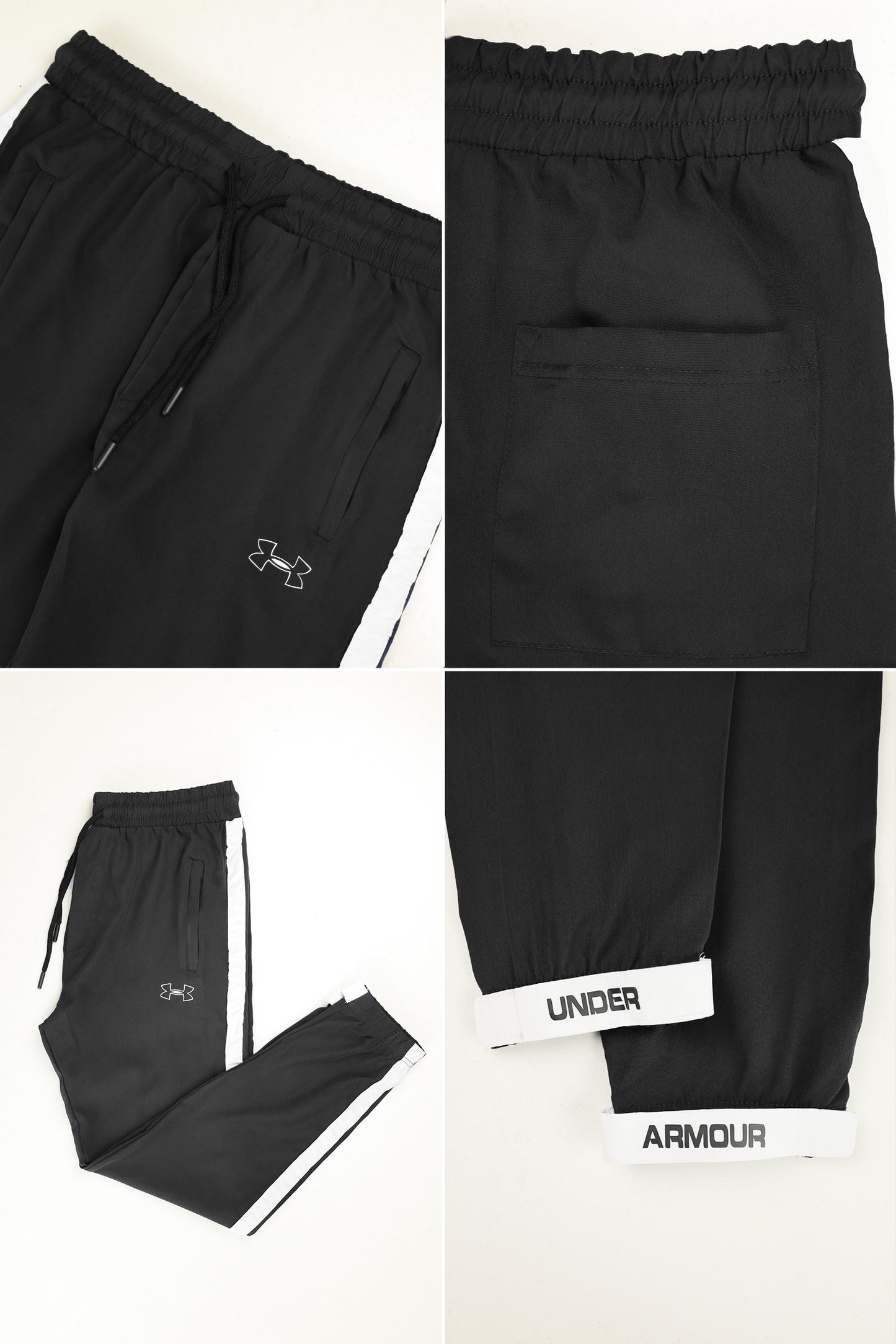 Undr Armr 'The Reveal' Cuff Logo & Sideline Micron Trouser In Black