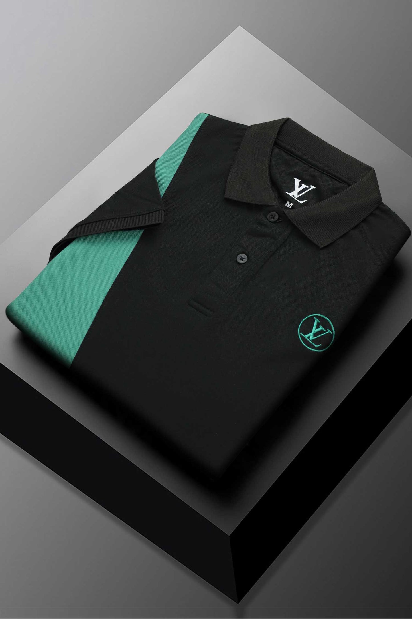 LV Apex Cross Panel Men's Polo Shirt