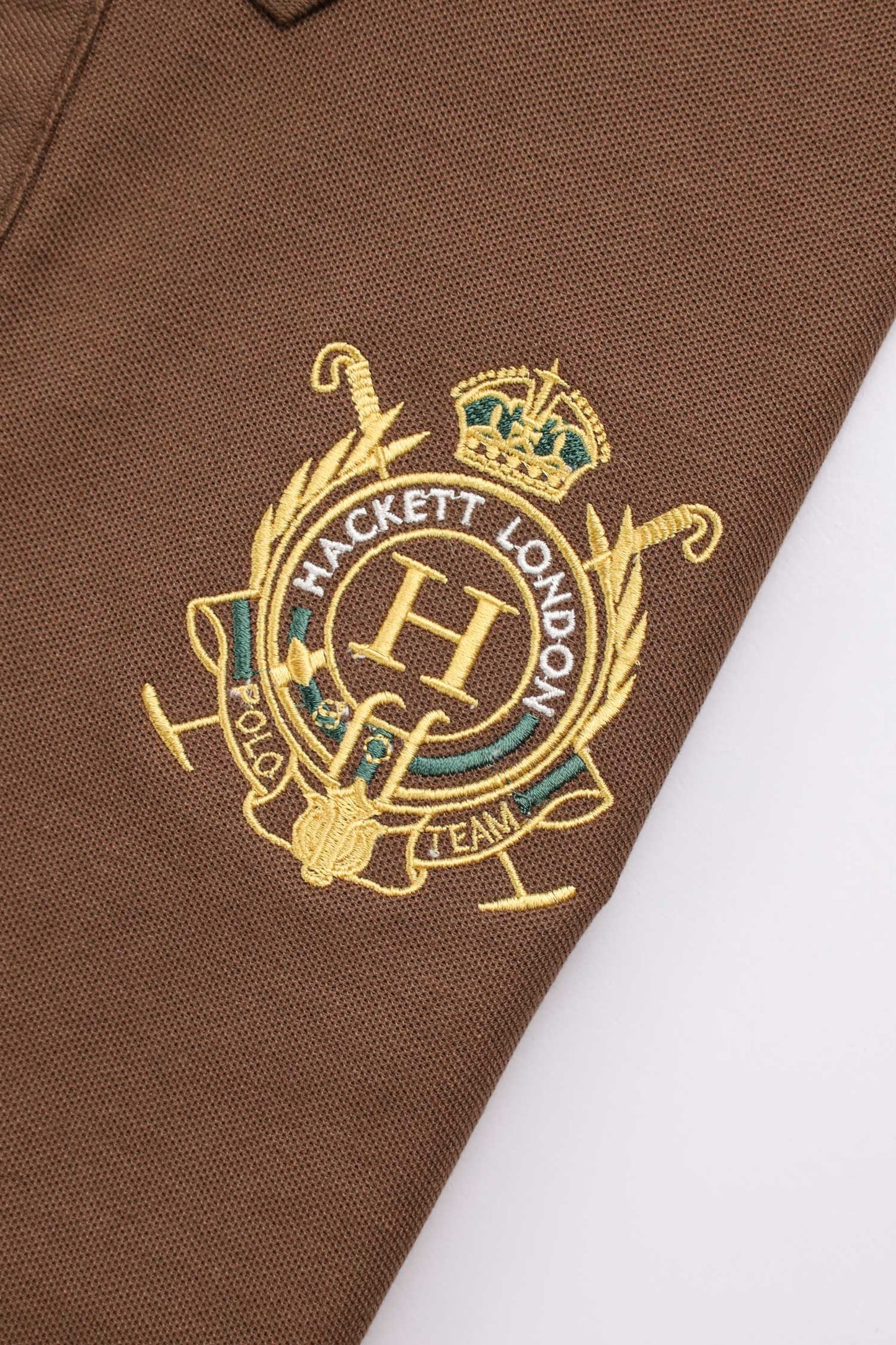Hackt Lndn Heritage Crown Graphic Men's Polo Shirt