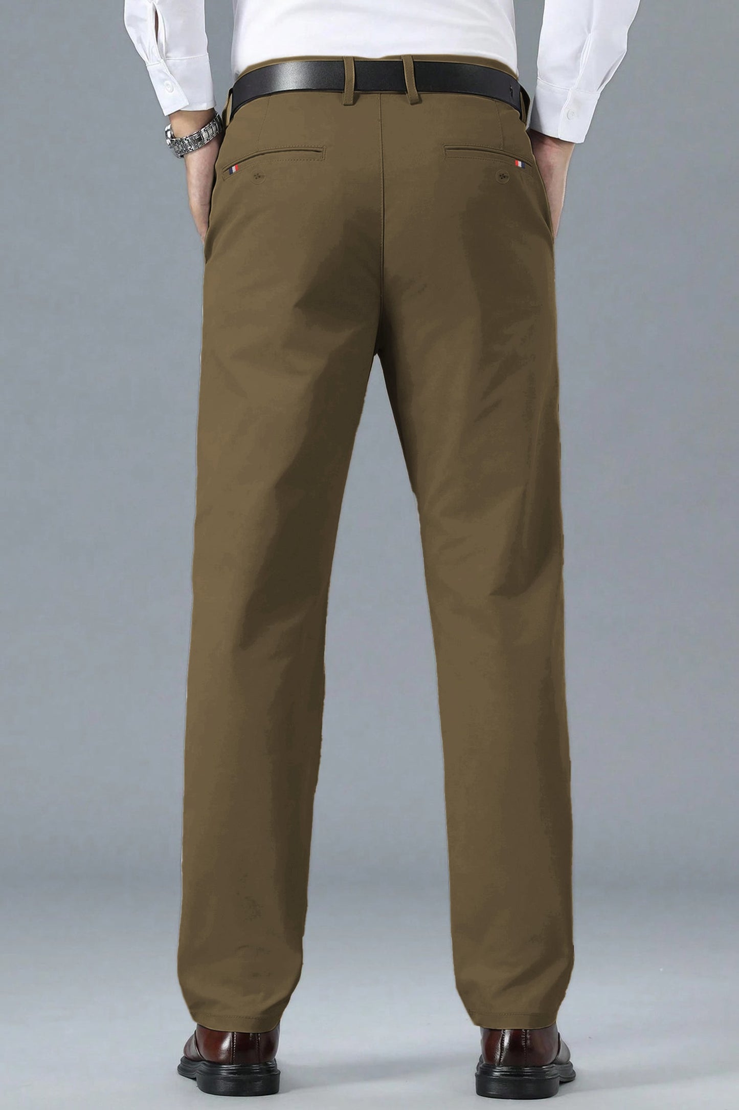 Turbo Apex Precision Weave Executive Fit Cotton Pent In Brown