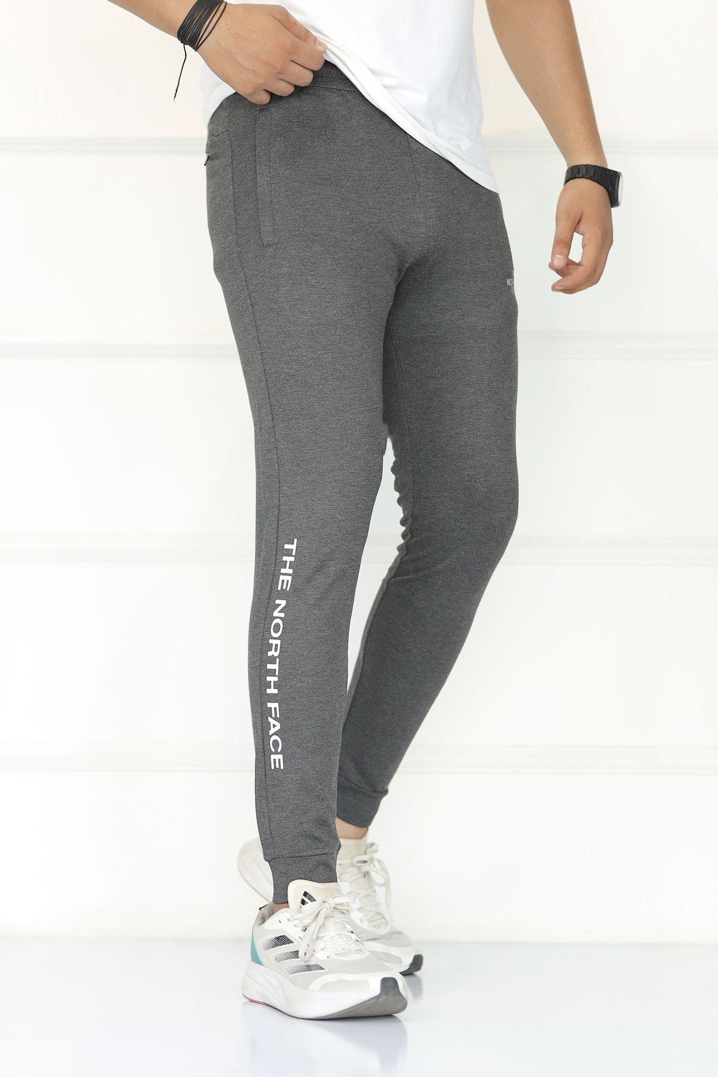 Nrth Fce 'The North-Flex' Athletic Cut SlimFit Trouser In Charcoal