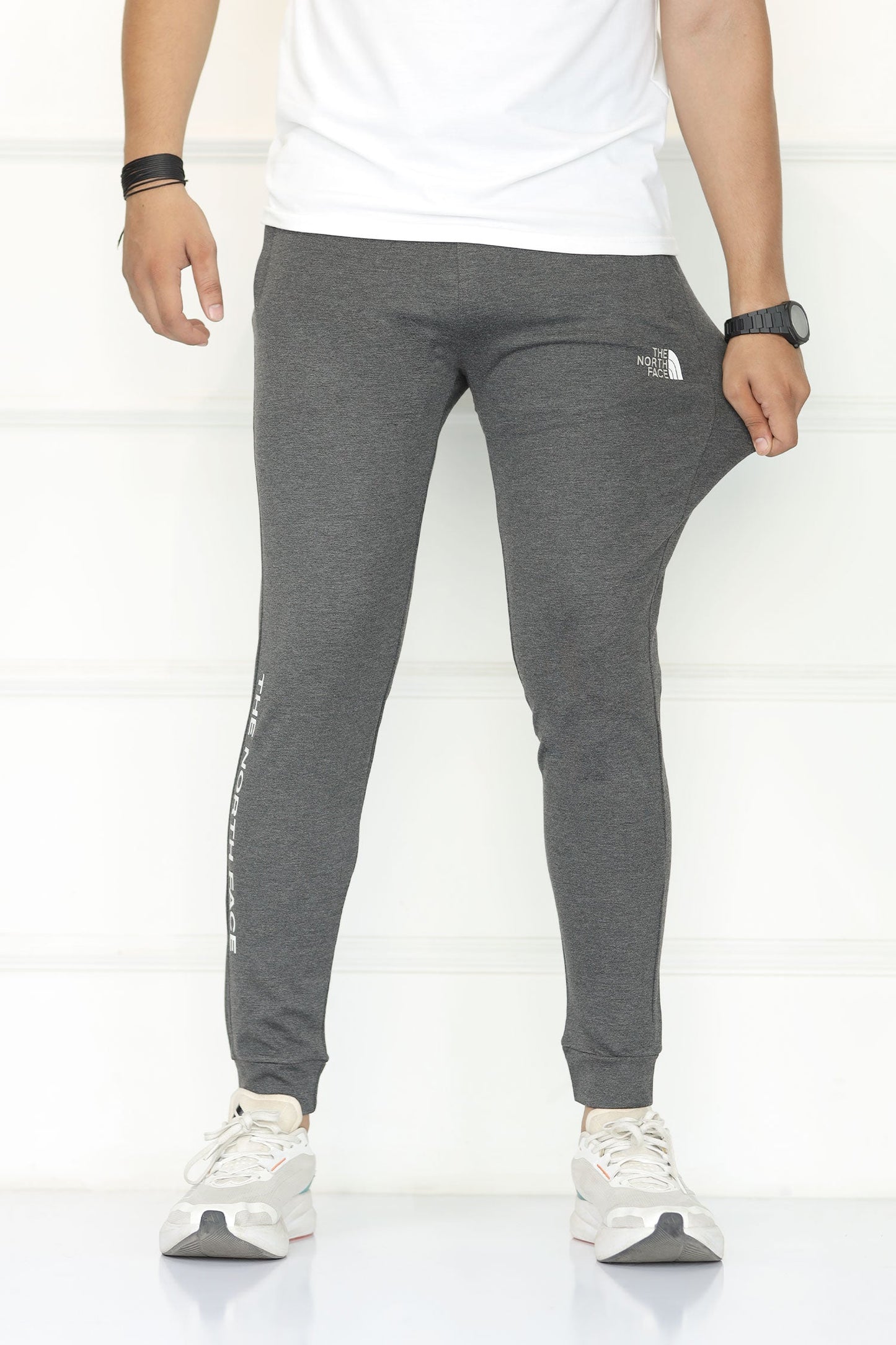 Nrth Fce 'The North-Flex' Athletic Cut SlimFit Trouser In Charcoal