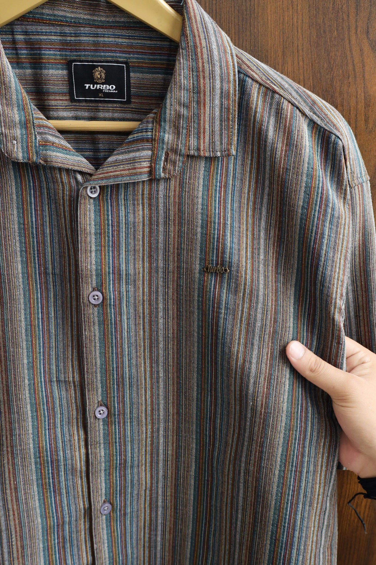 Turbo Spring Edit Textured Casual Shirt