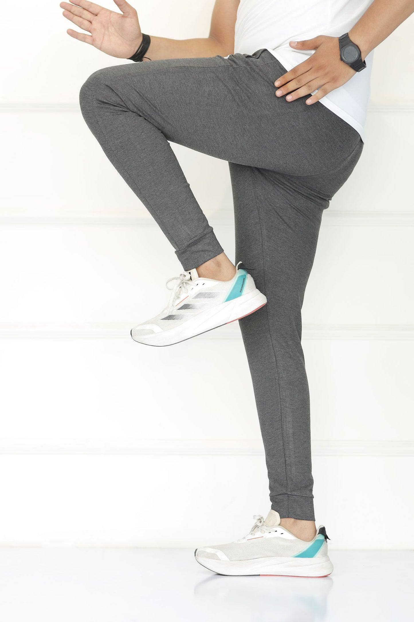 Nrth Fce 'The North-Flex' Athletic Cut SlimFit Trouser In Charcoal