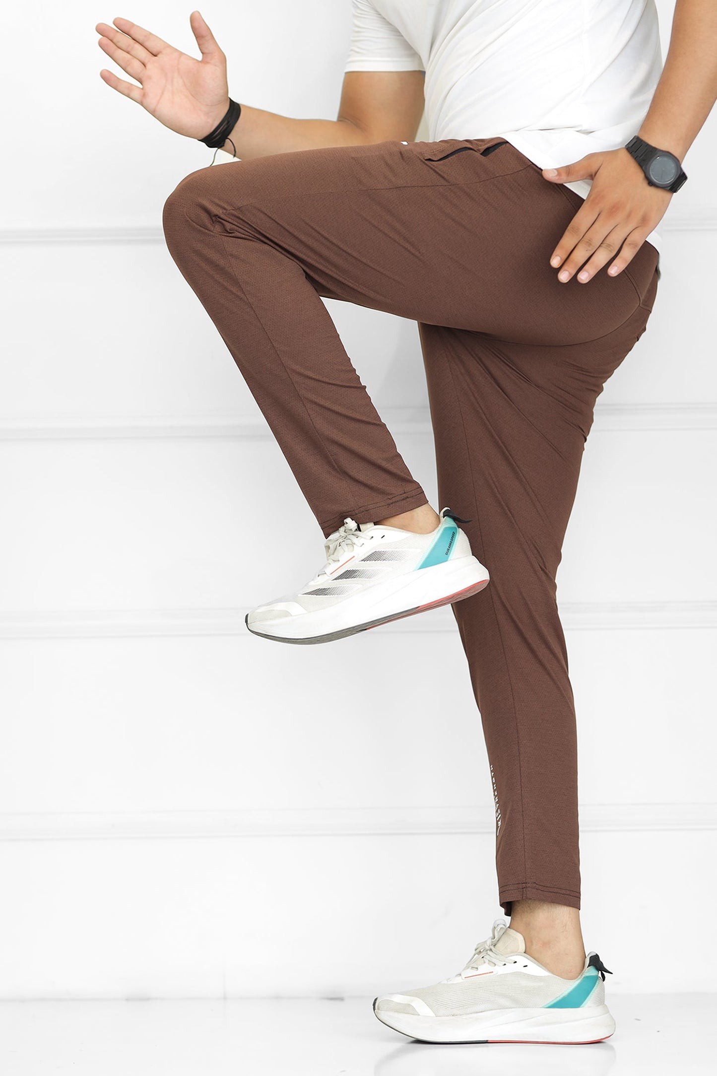 Turbo 'Kinetic-Stretch' Performance Dry-fit Trouser In Coffee
