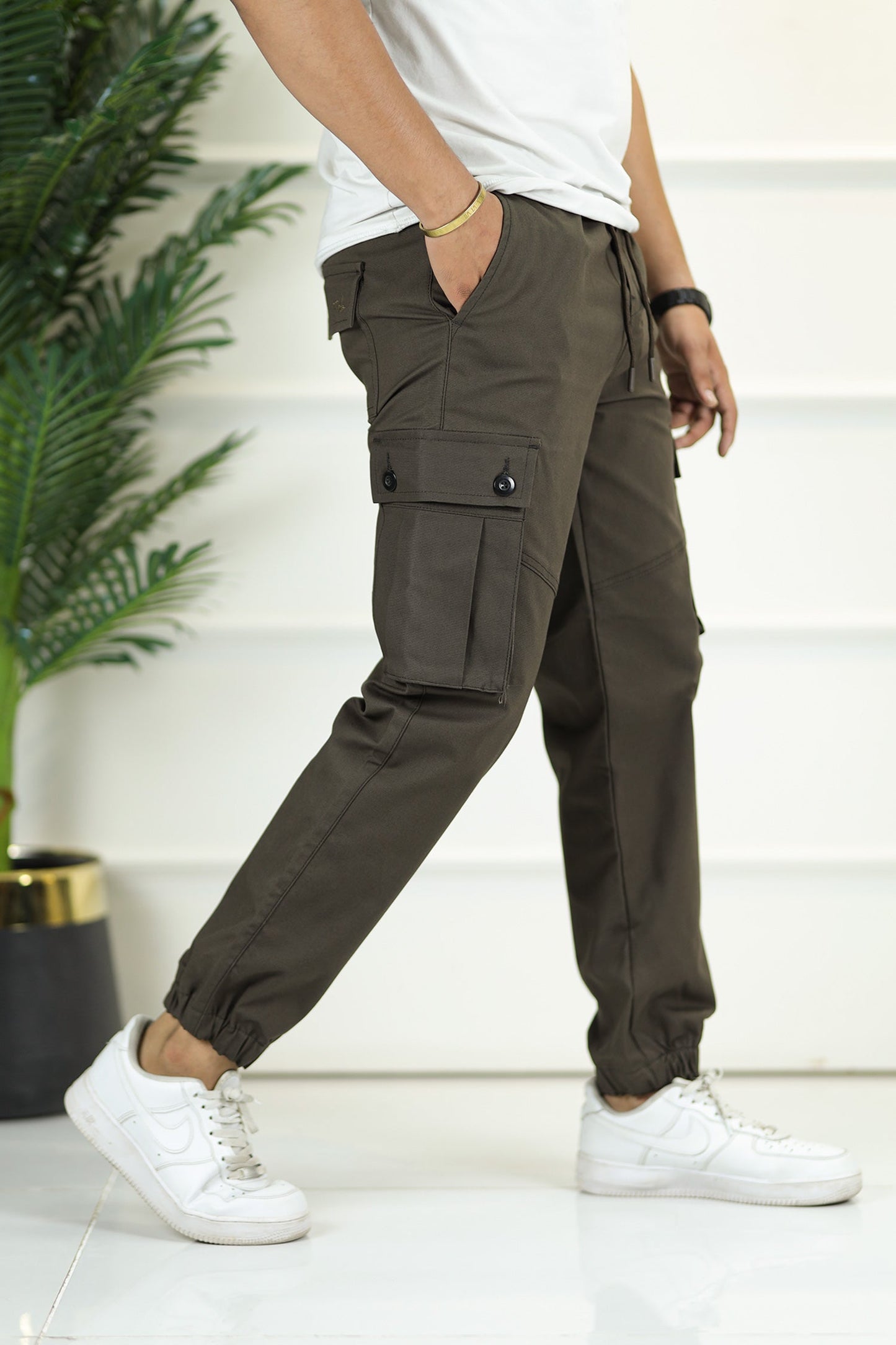 Turbo 6 Pockets Premium Cotton Gabardine Cargo Trouser