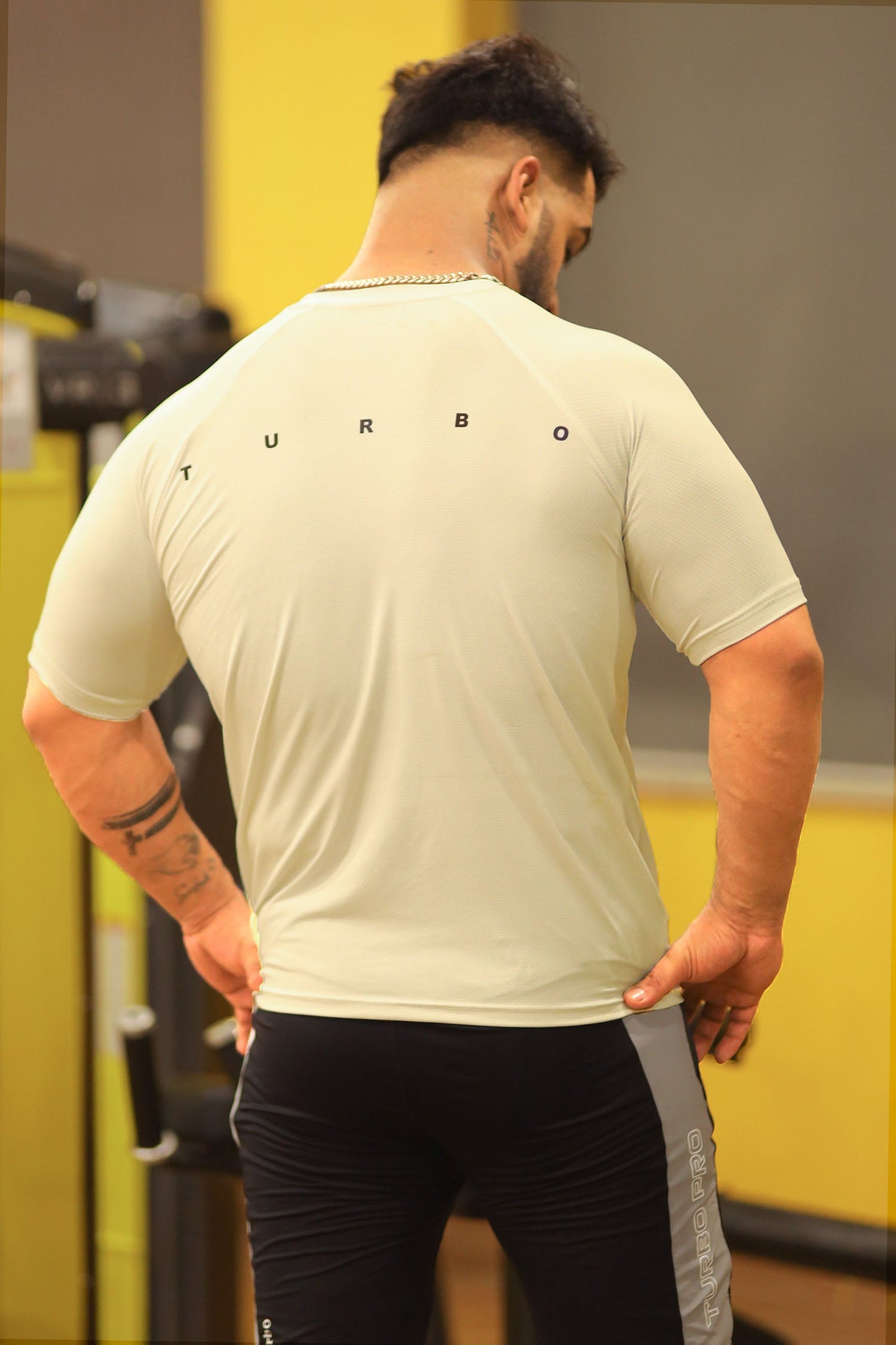 Turbo 'Reticle' Precision Training Mesh Dry-Fit Tee In Creem