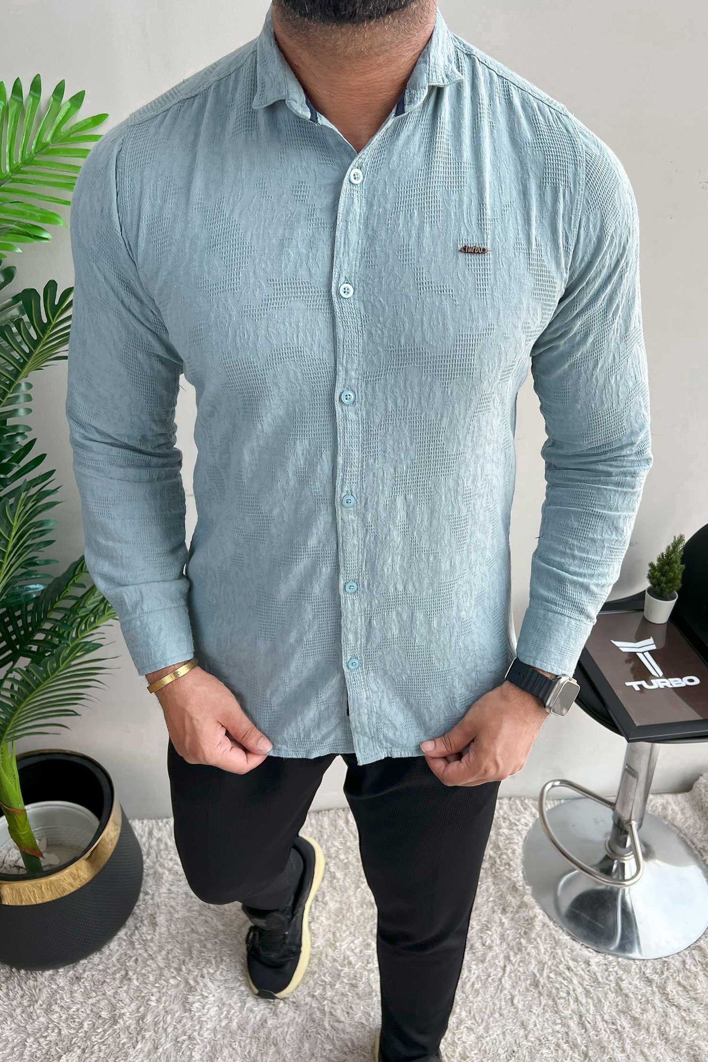 Fabrico Long Sleeve Cotton Casual Shirt