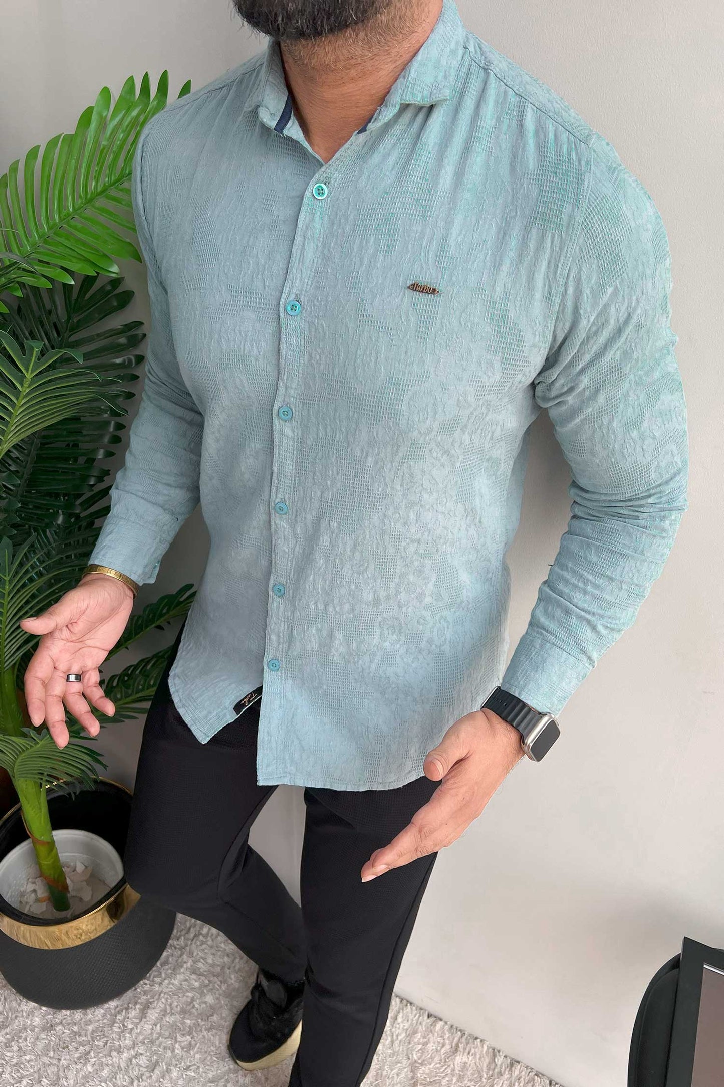 Fabrico Long Sleeve Cotton Casual Shirt