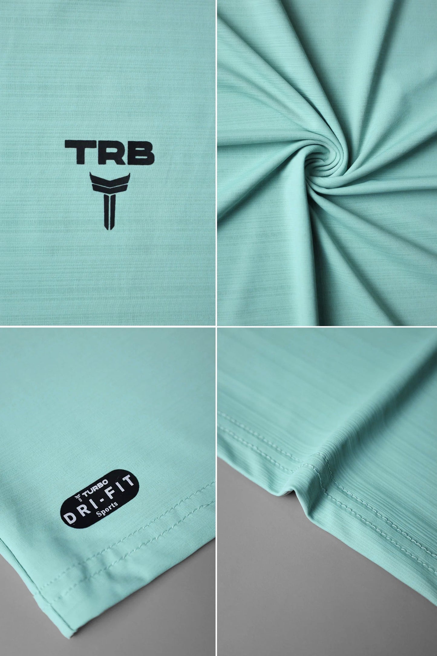 Turbo Run Club Airflow Cool Dry-Fit Tee In Cyan