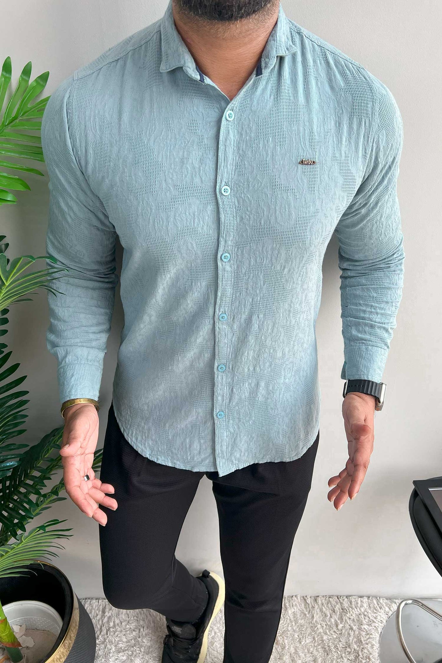 Fabrico Long Sleeve Cotton Casual Shirt