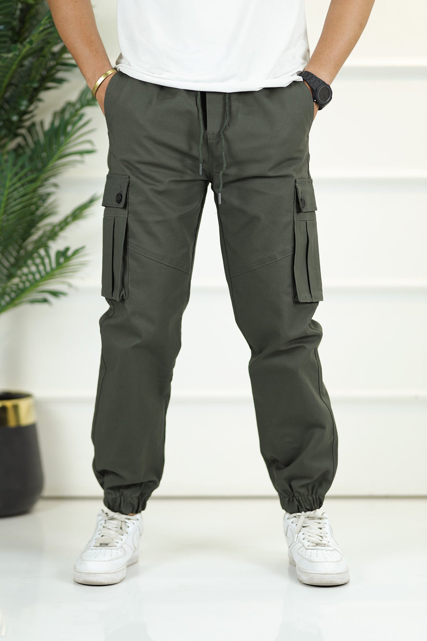 Turbo 6 Pockets Premium Cotton Gabardine Cargo Trouser