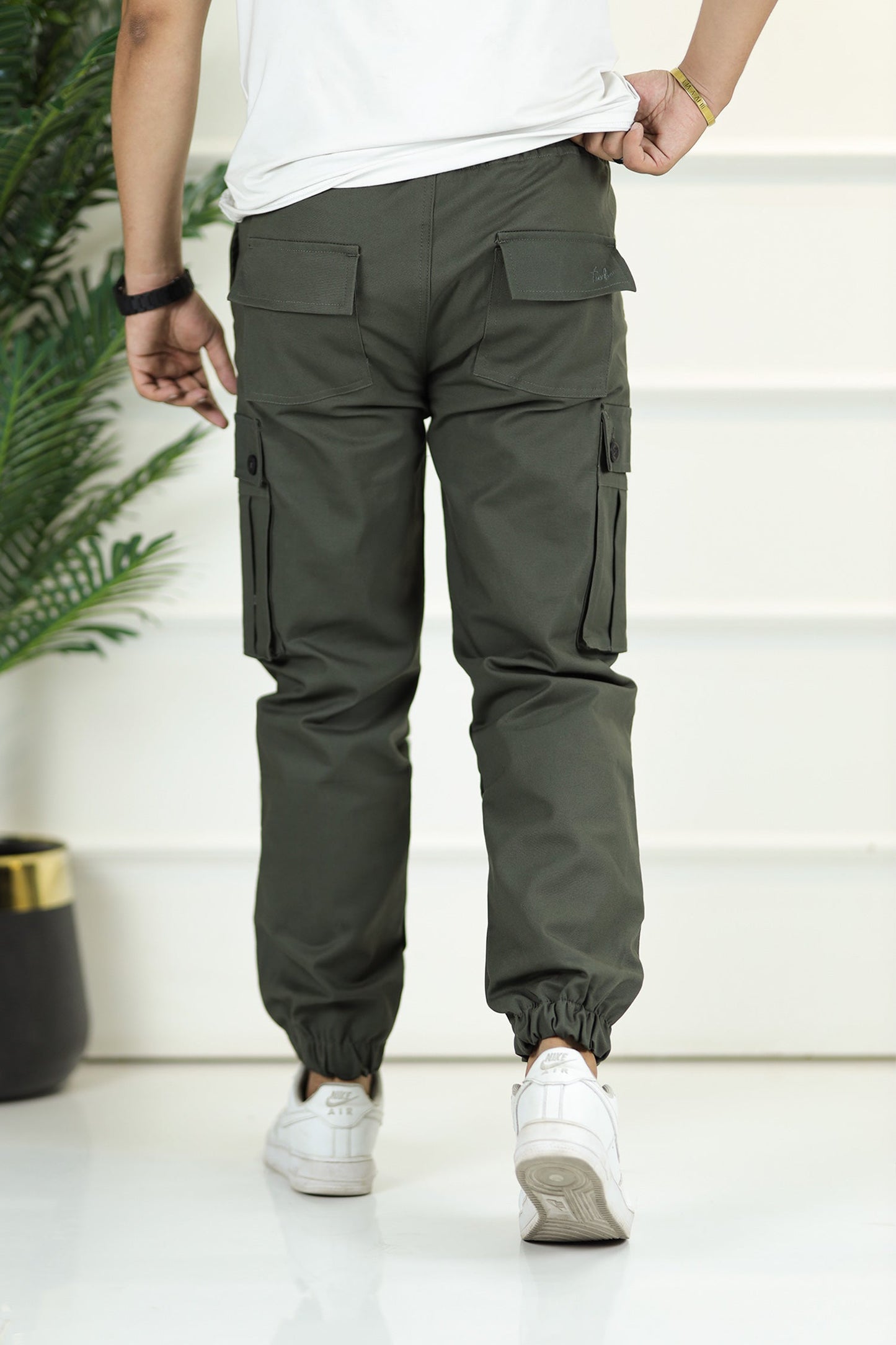 Turbo 6 Pockets Premium Cotton Gabardine Cargo Trouser