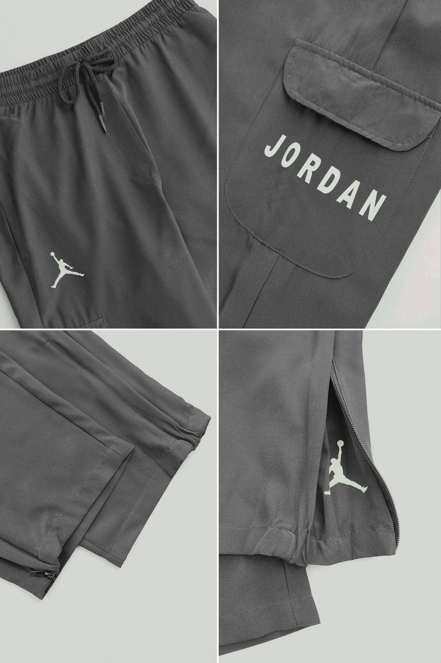 Jrdn 'Flare-Zip' Tactical Cargo-Style Micron Sportswear Trouser
