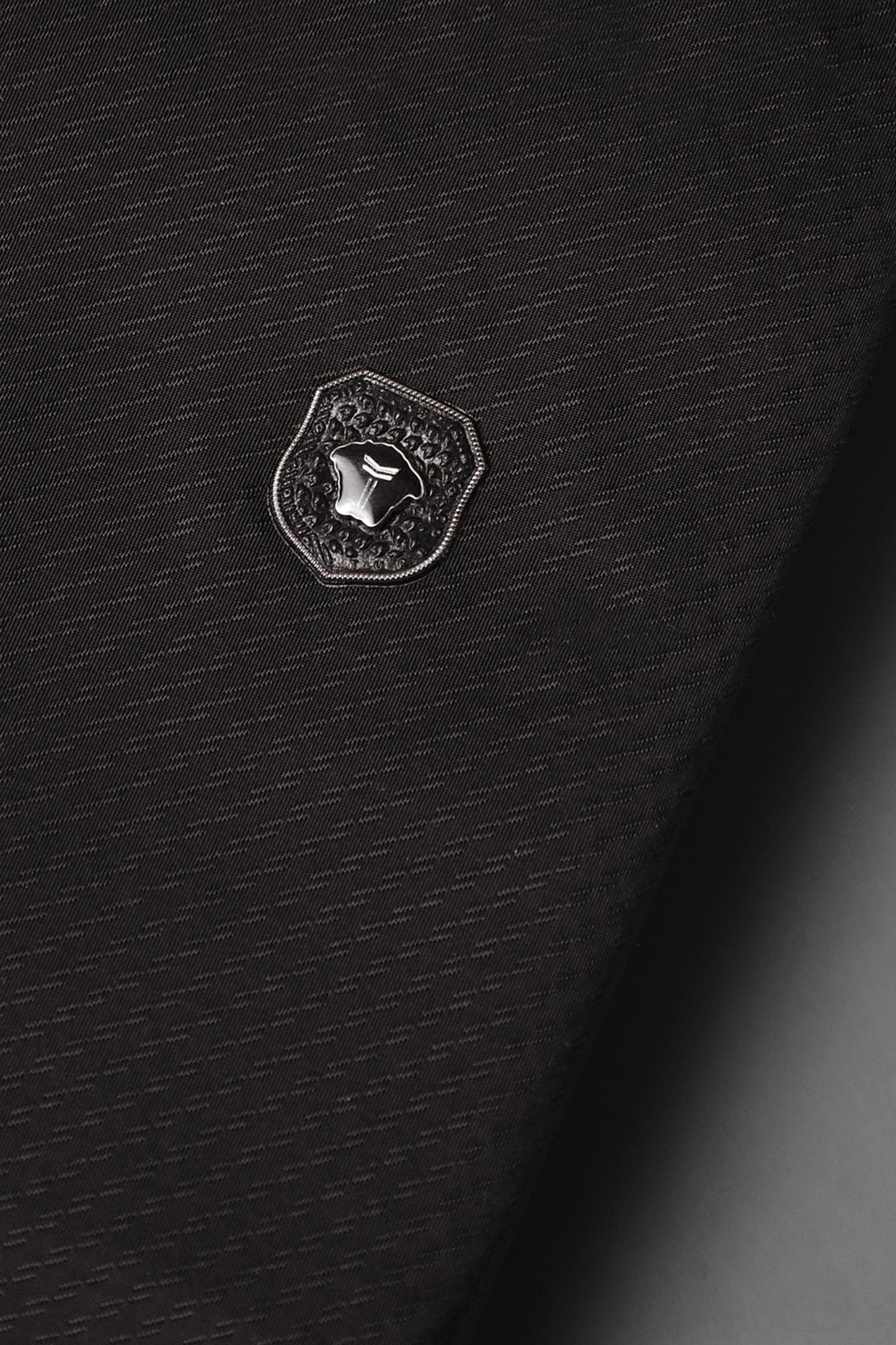 Turbo Royal Luxury Stitchless Men's Polo Shirt In Dark Grey