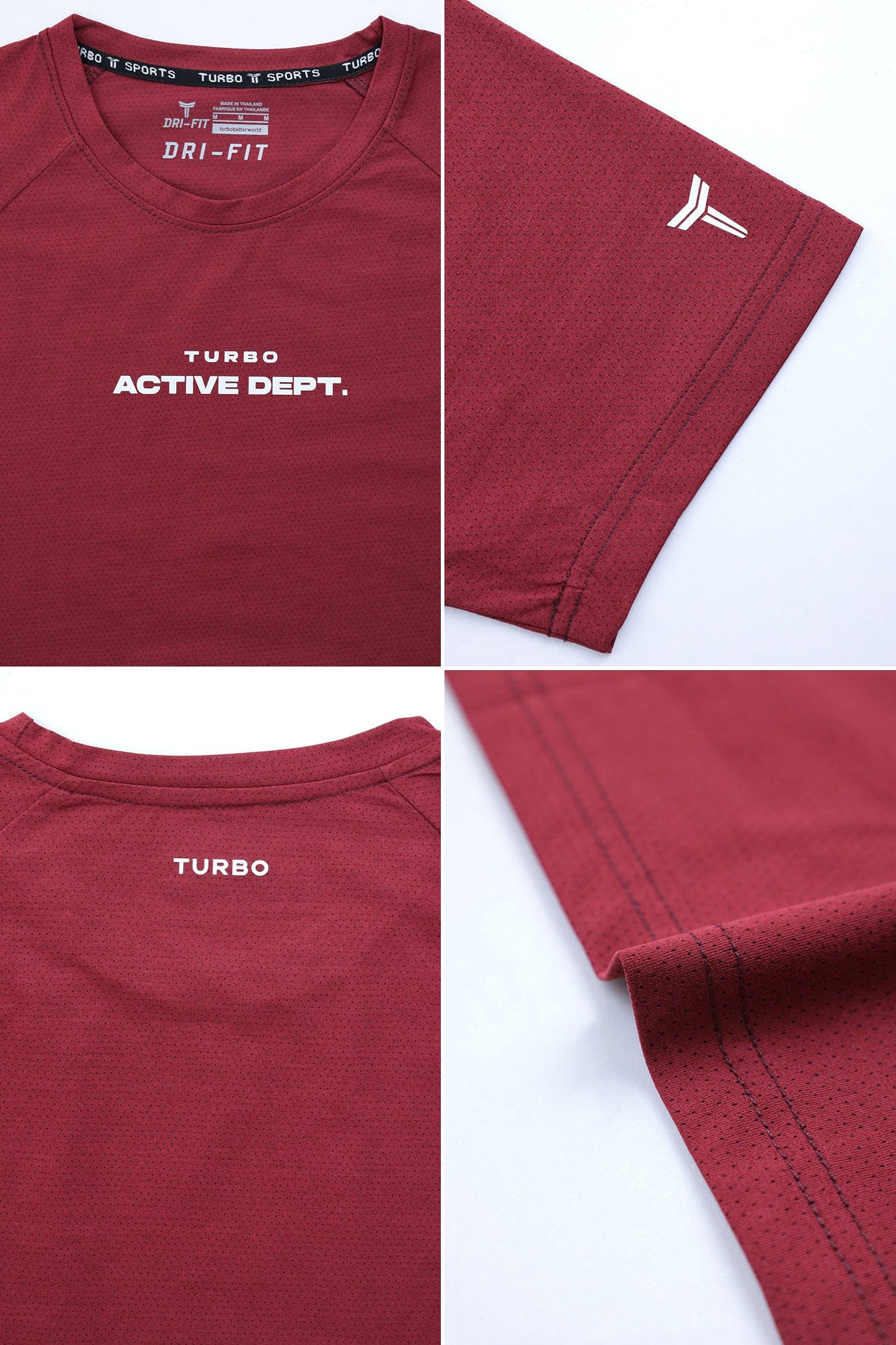 Turbo 'The Active Dept.' Performance Dry-Fit Tee