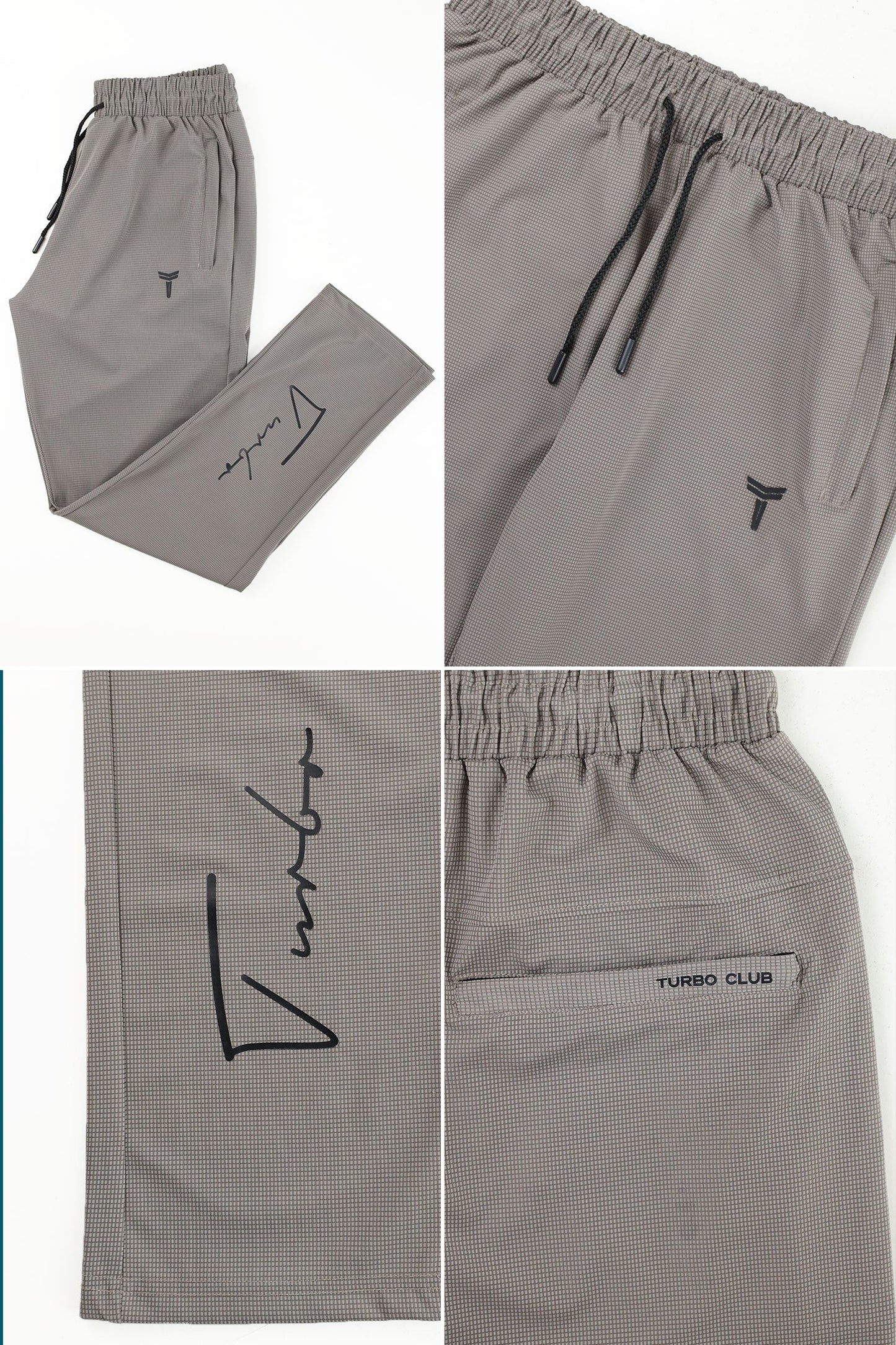 Turbo 'Athletic Club' Kinetic Men's Dryfit Trouser In Dark Skin