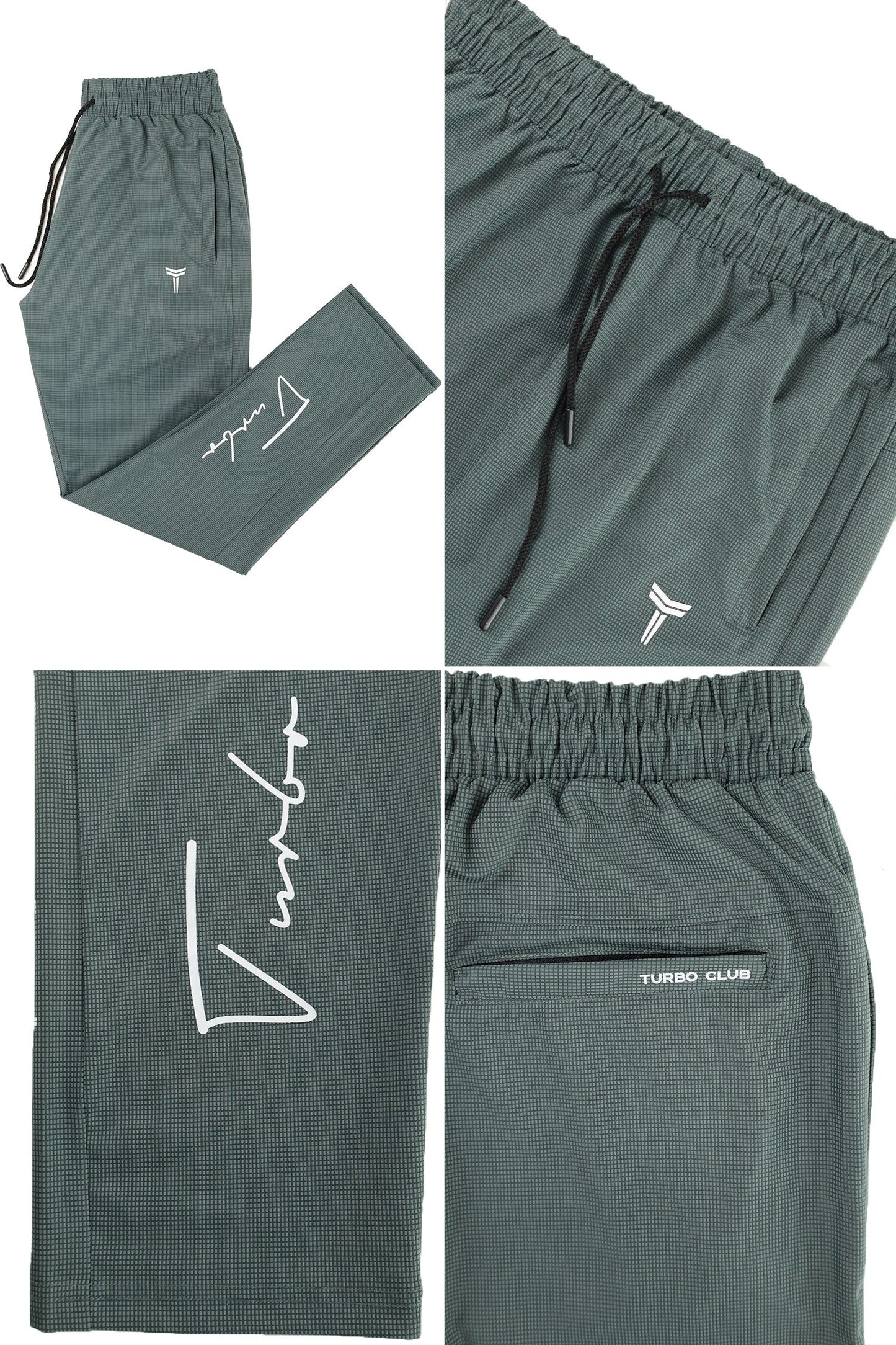 Turbo 'Athletic Club' Kinetic Men's Dryfit Trouser In Green