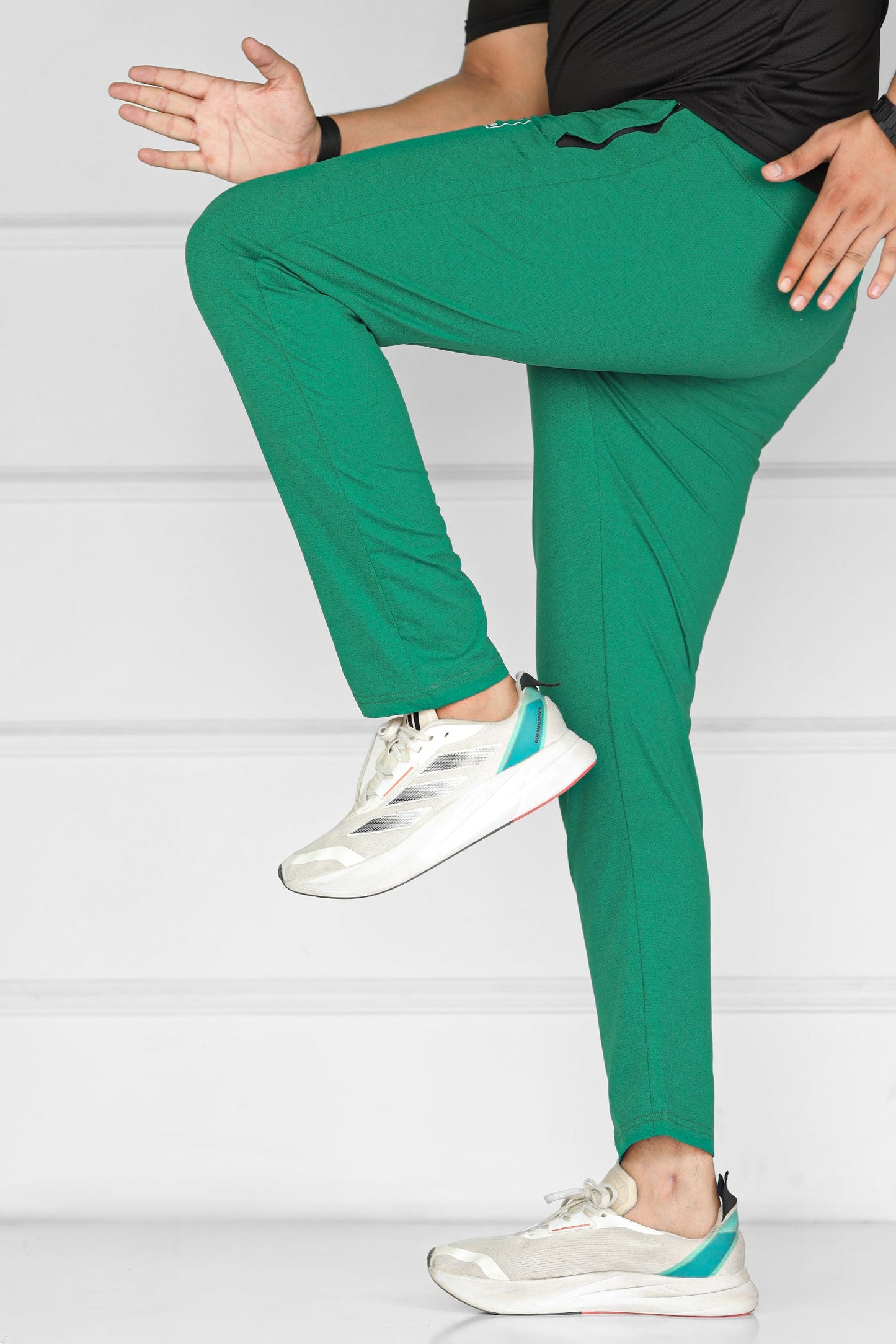 Turbo 'Fitness Club' Team Issue Sportswear Men's Dryfit Trouser In Green