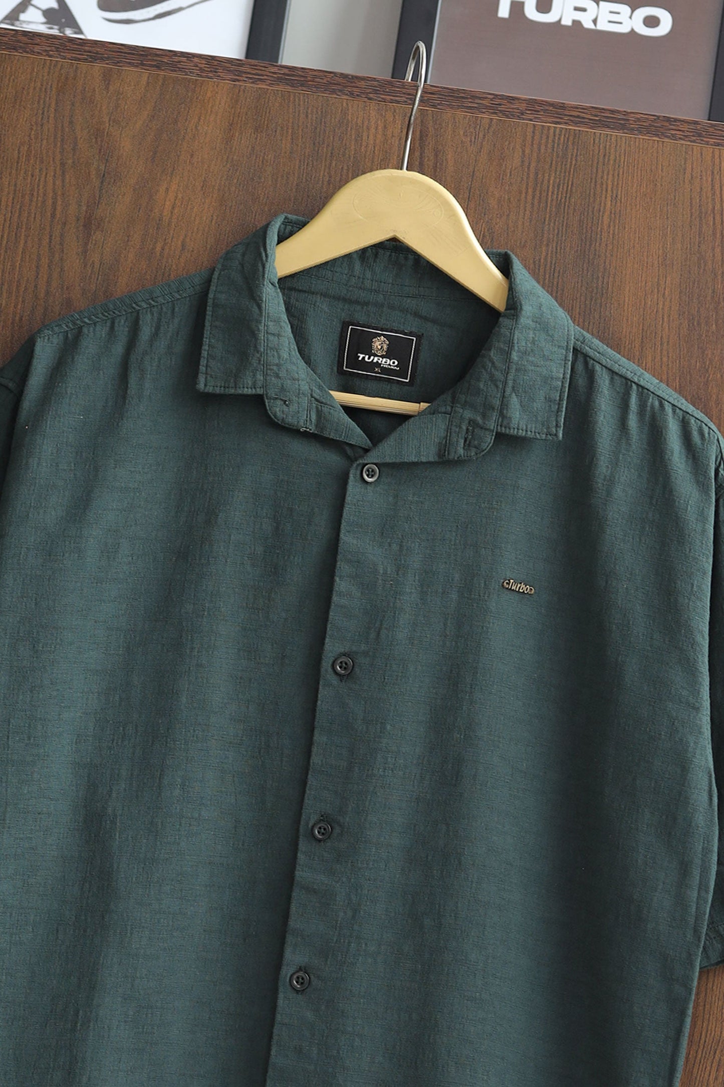 Turbo Textured Relaxed Fit Casual Shirt