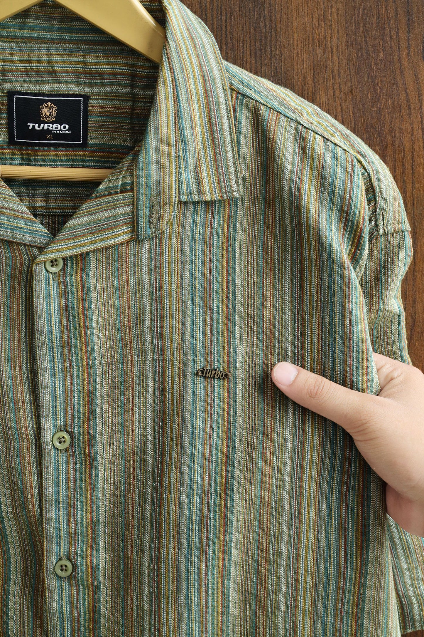 Turbo Spring Edit Textured Casual Shirt