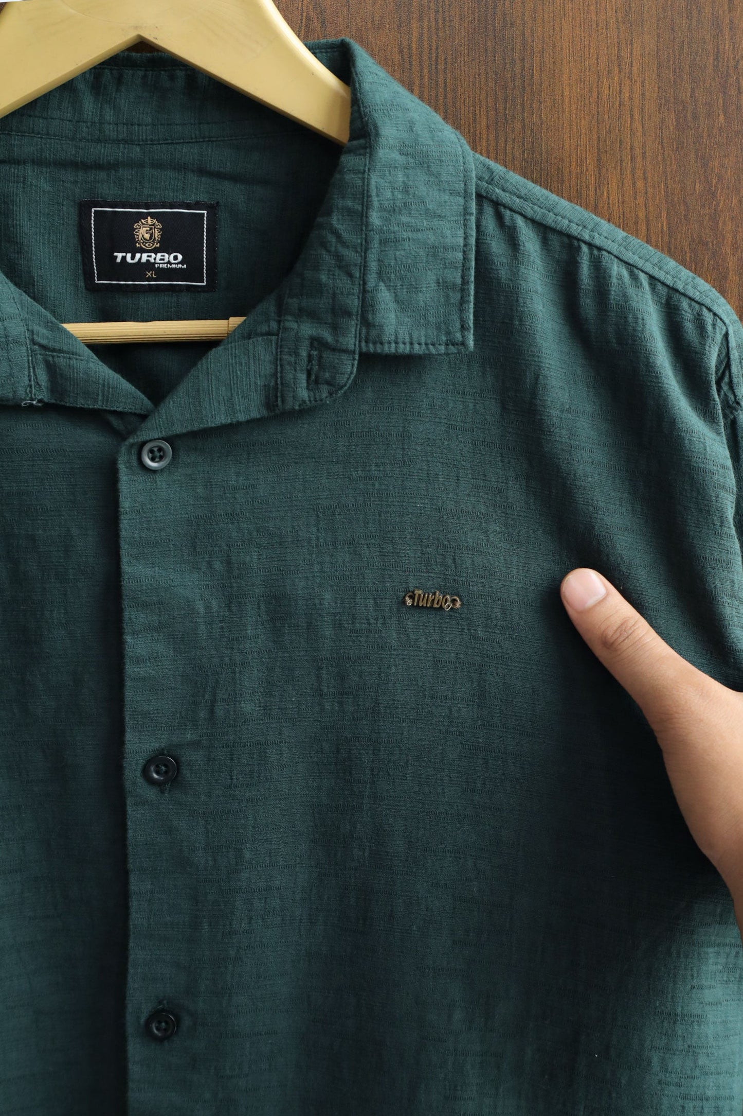 Turbo Textured Relaxed Fit Casual Shirt